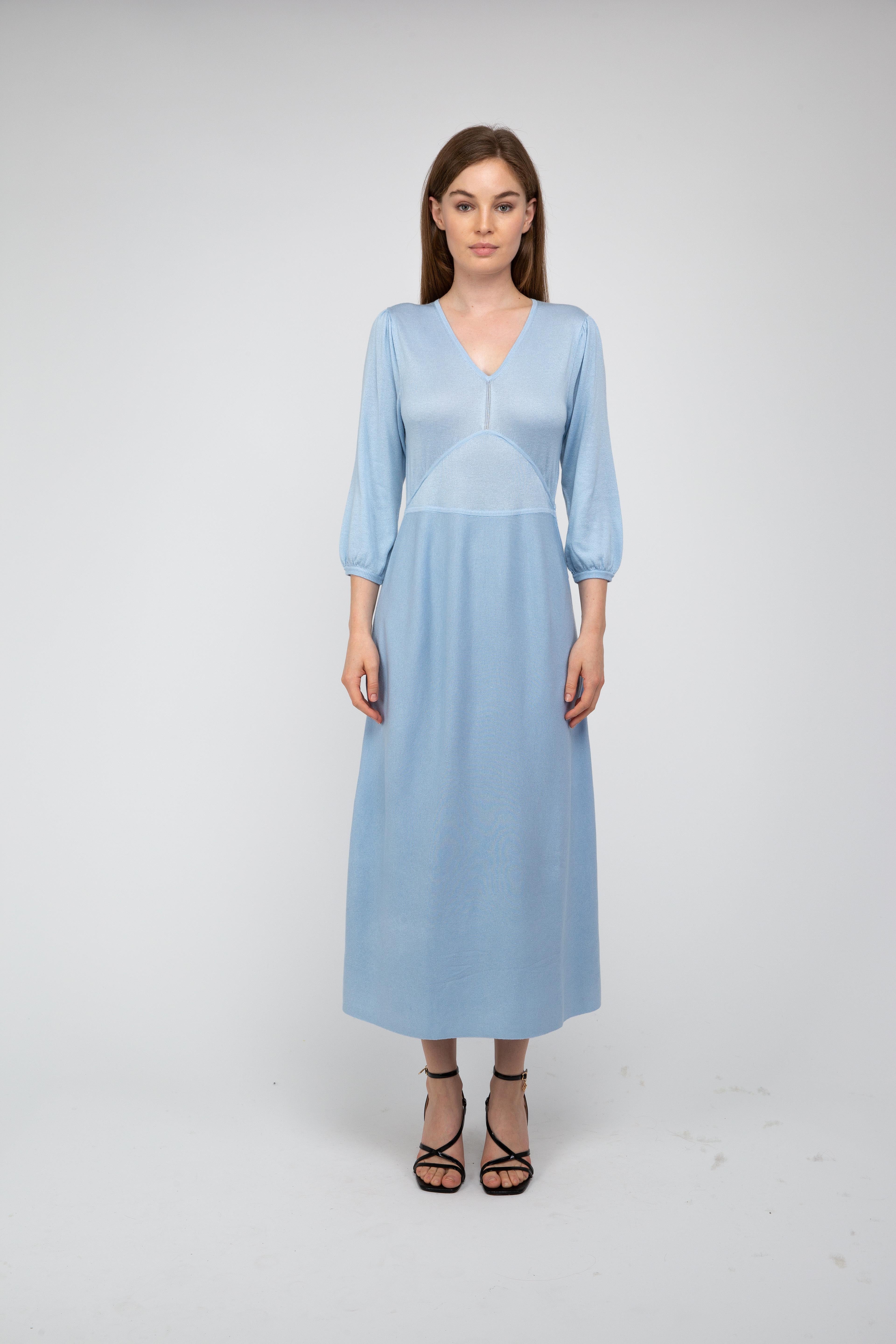 Van Kukil Cashmere Silk Midi Dress