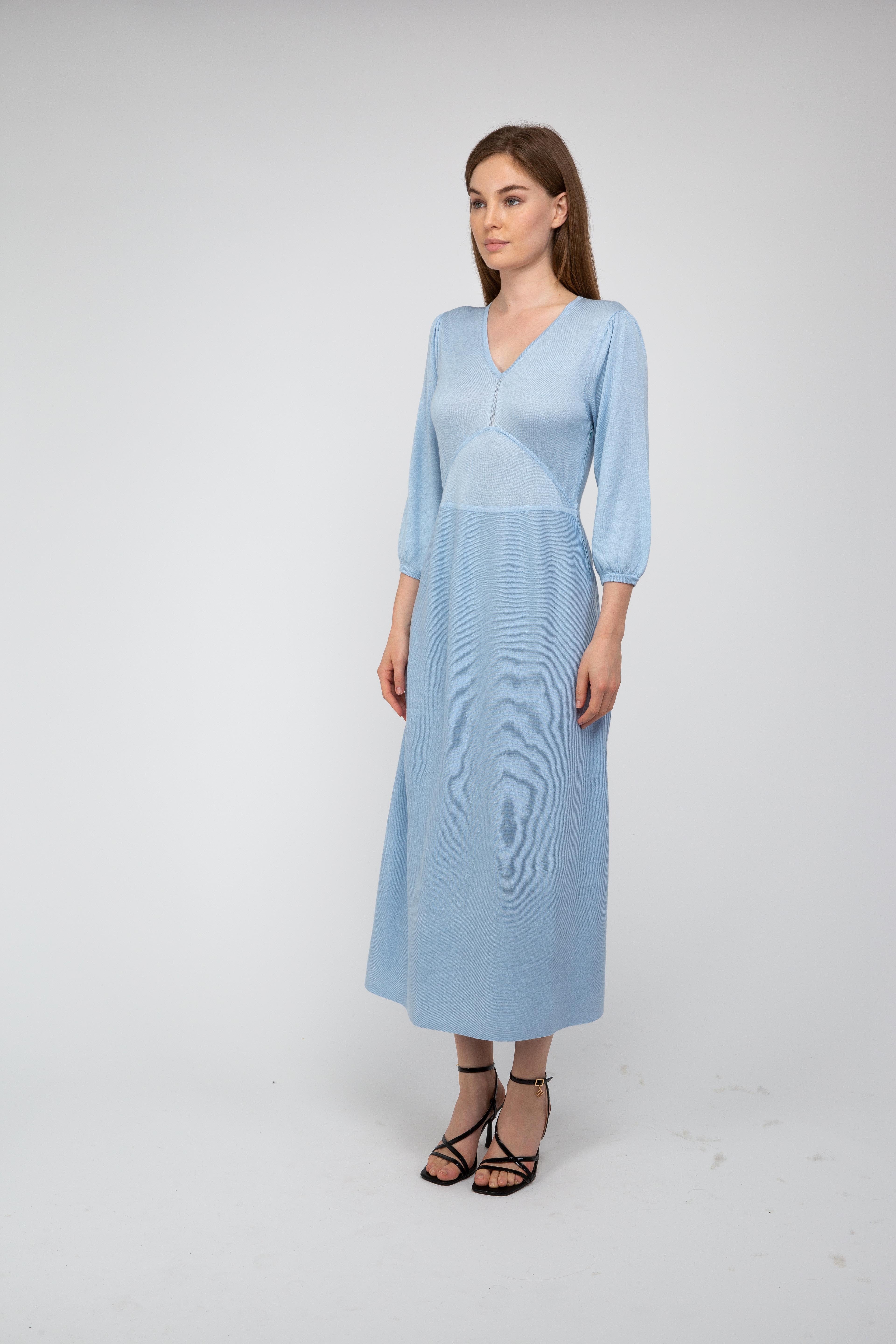 Van Kukil Cashmere Silk Midi Dress