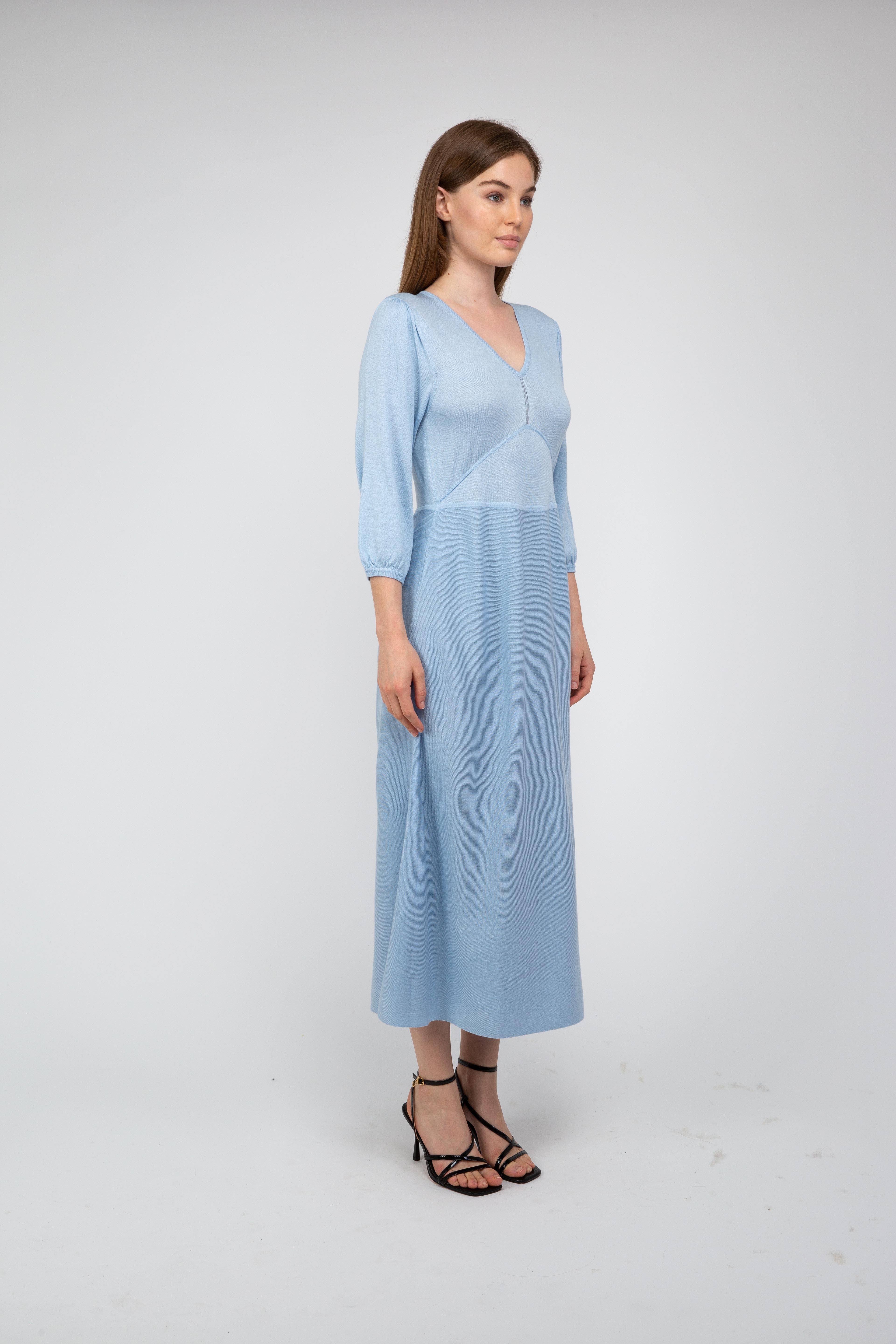 Van Kukil Cashmere Silk Midi Dress