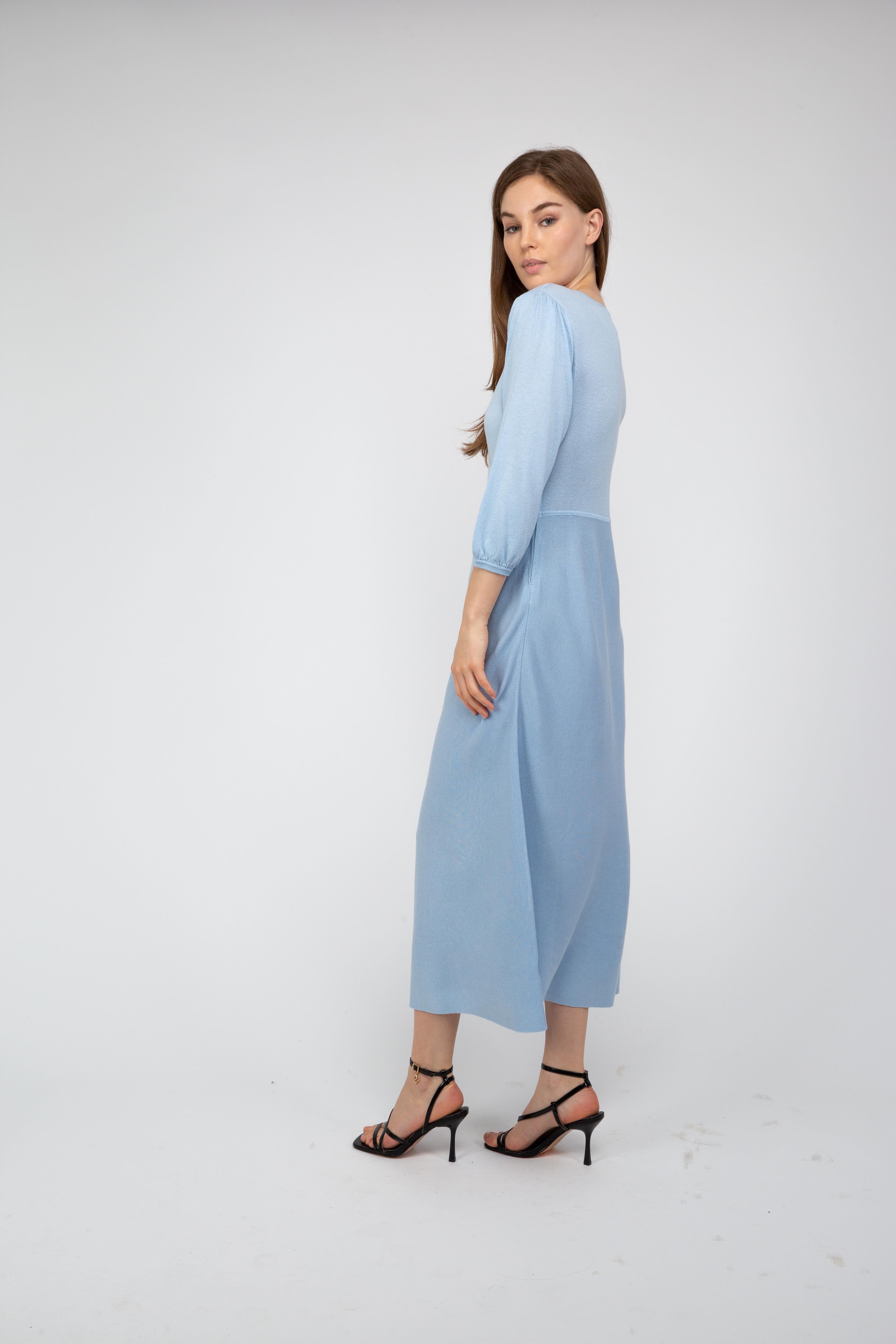 Van Kukil Cashmere Silk Midi Dress