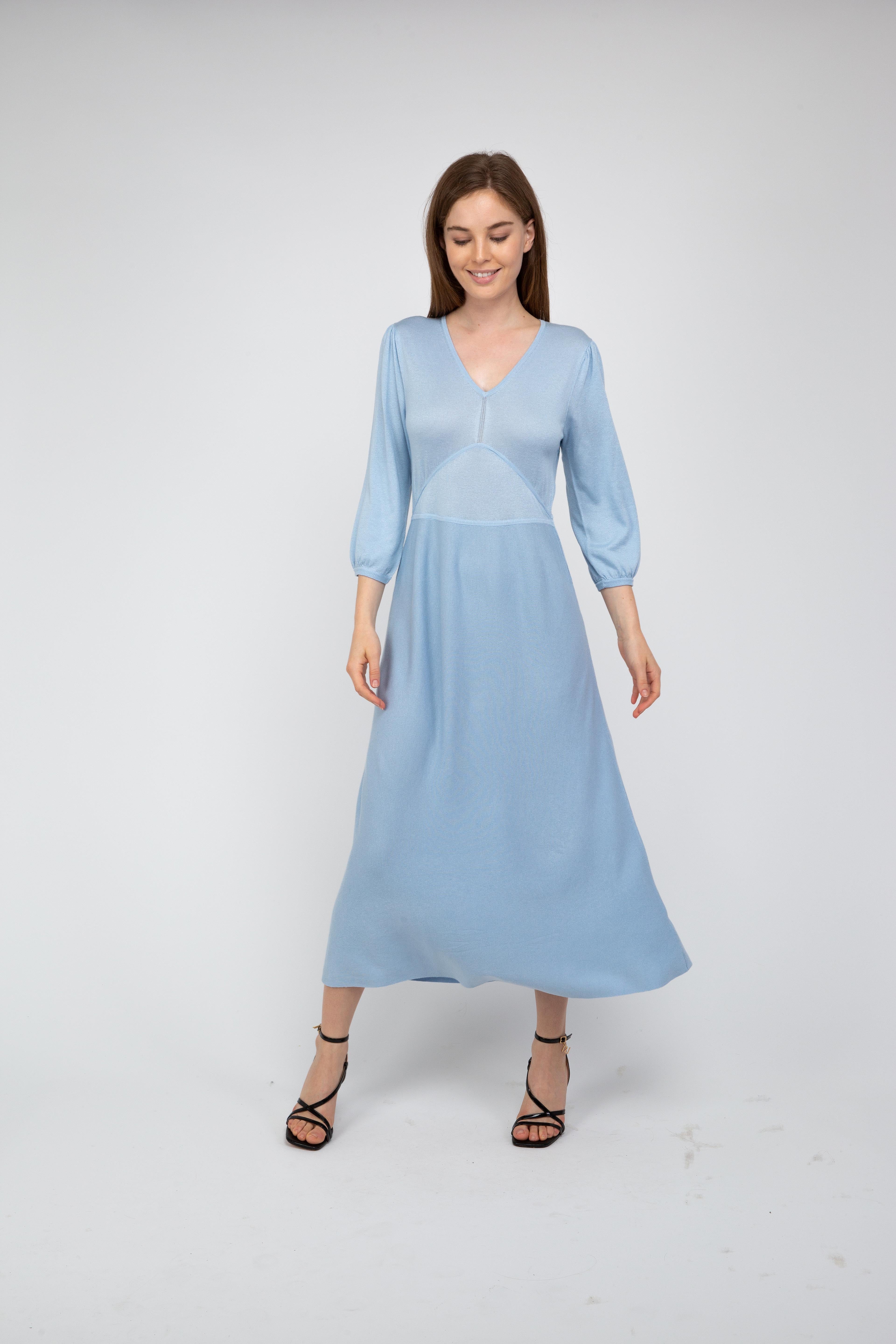 Van Kukil Cashmere Silk Midi Dress