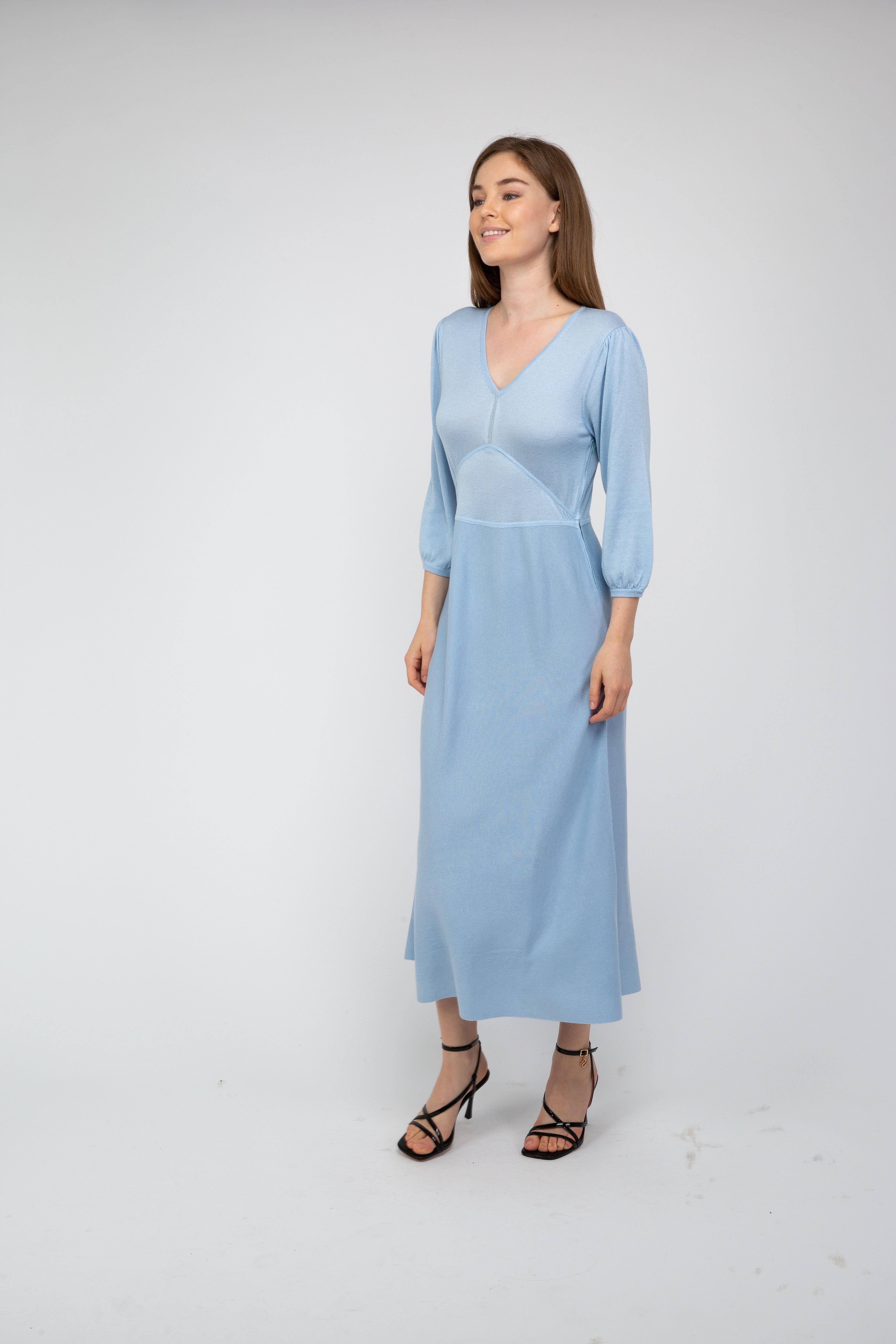 Van Kukil Cashmere Silk Midi Dress