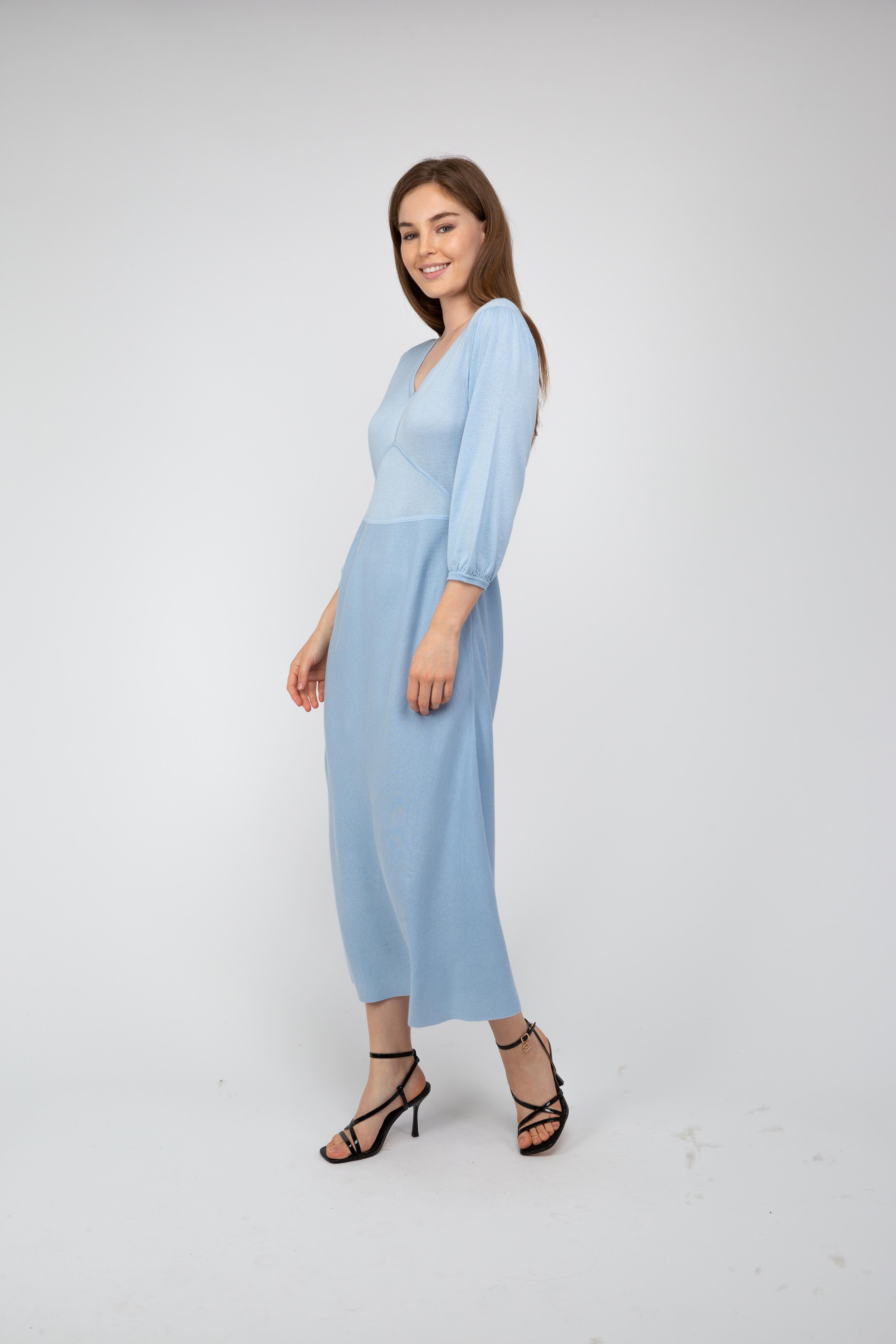 Van Kukil Cashmere Silk Midi Dress