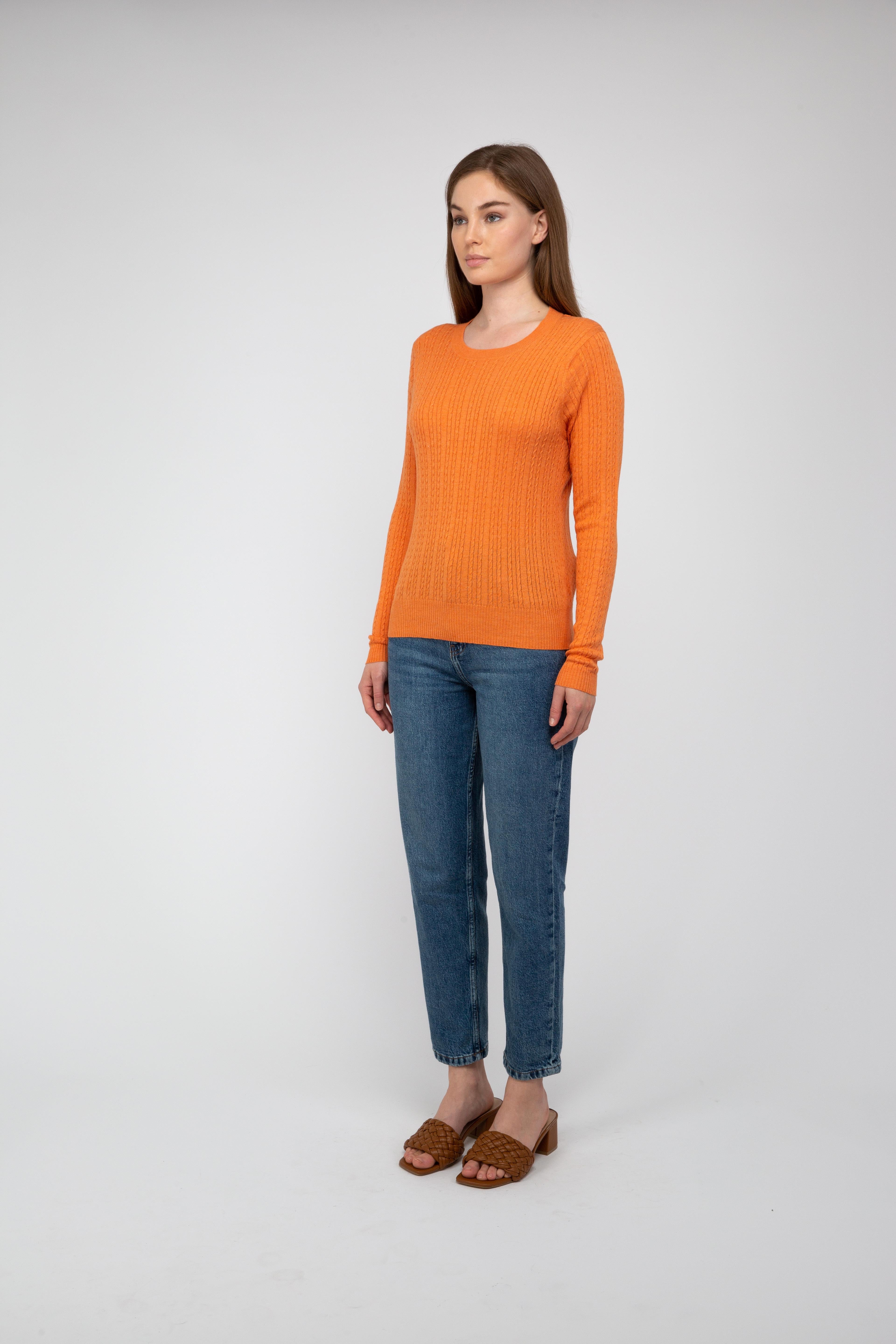Van Kukil Ribbed Crewneck Sweater