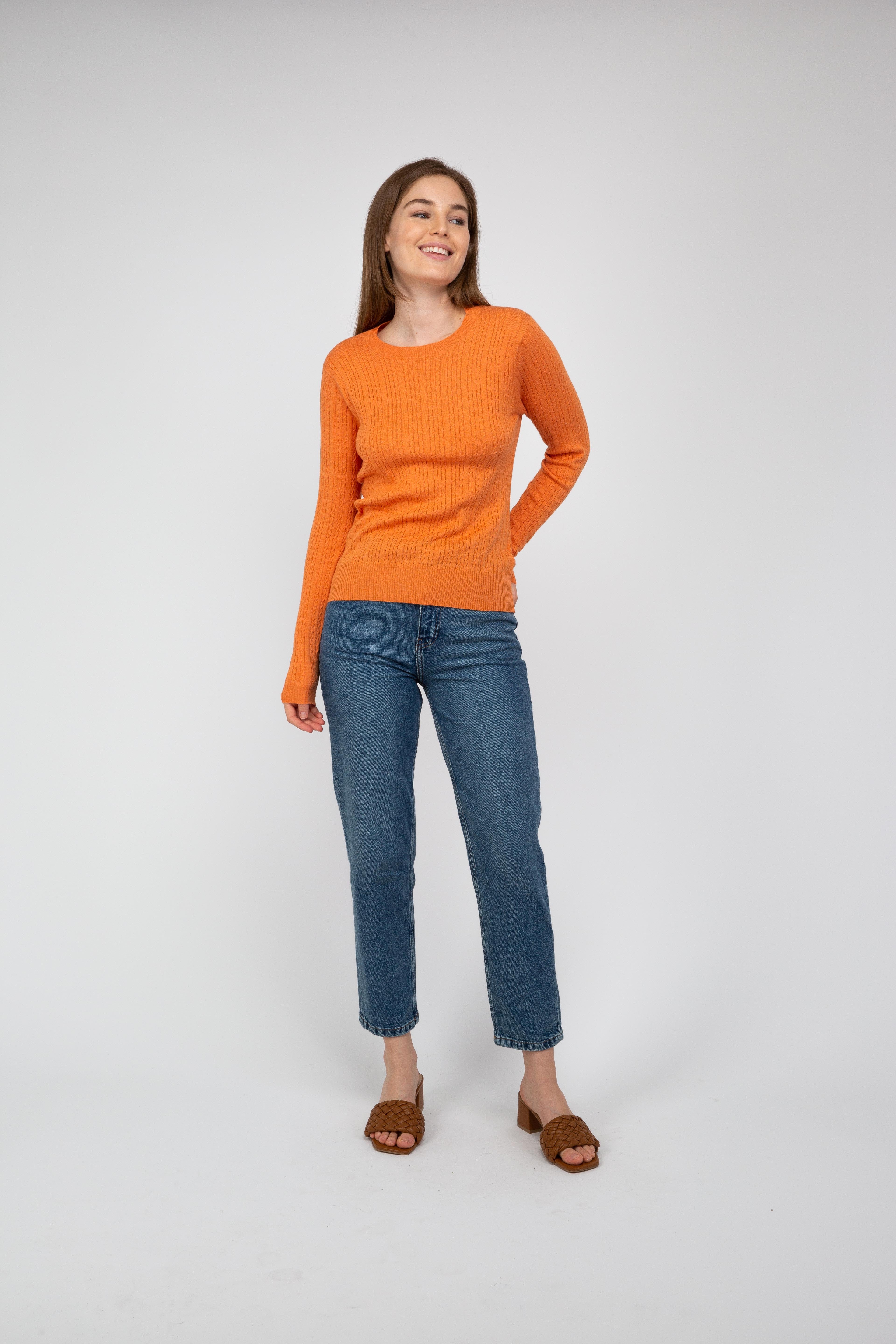 Van Kukil Ribbed Crewneck Sweater