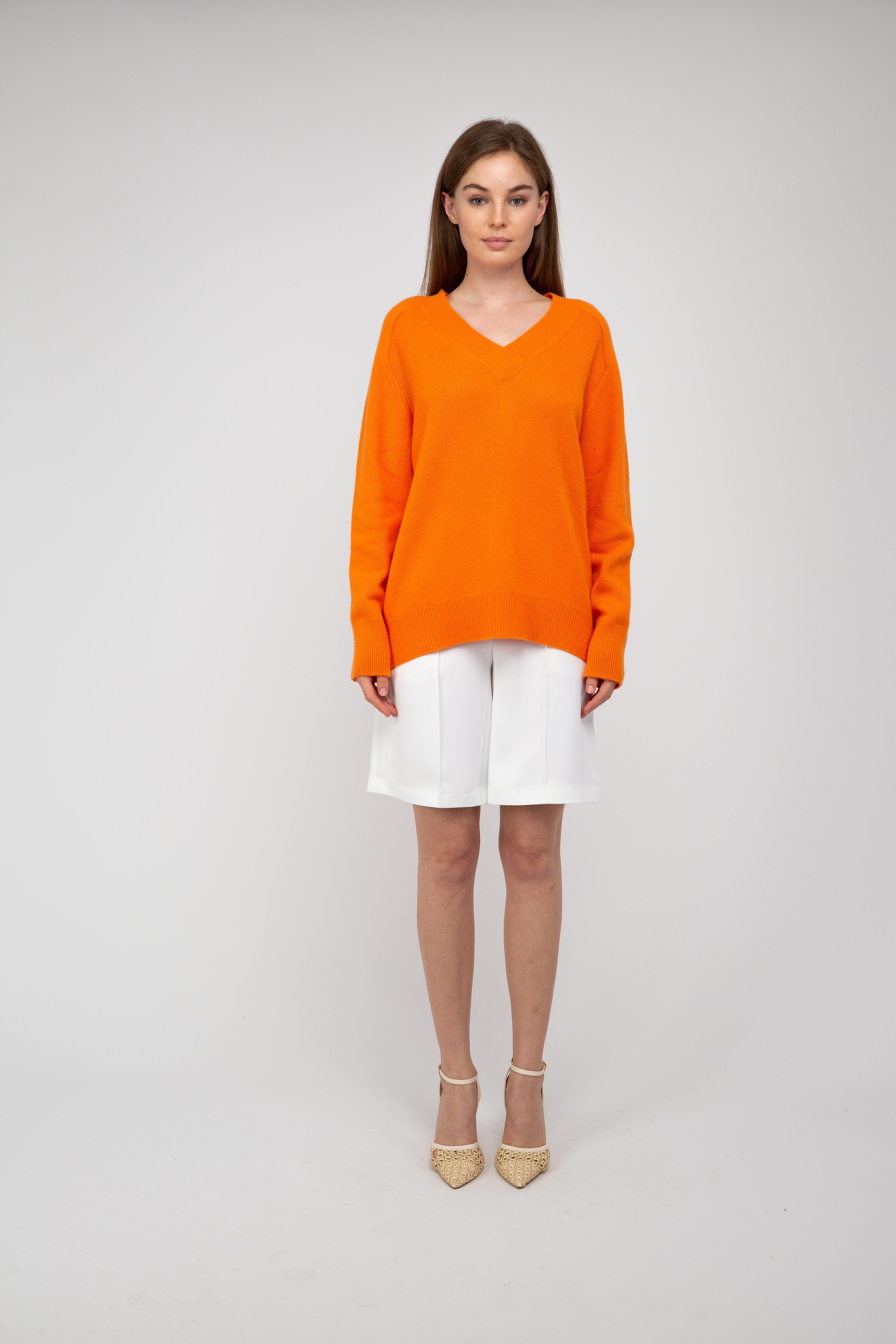 Van Kukil Cashmere V-Neck Jumper
