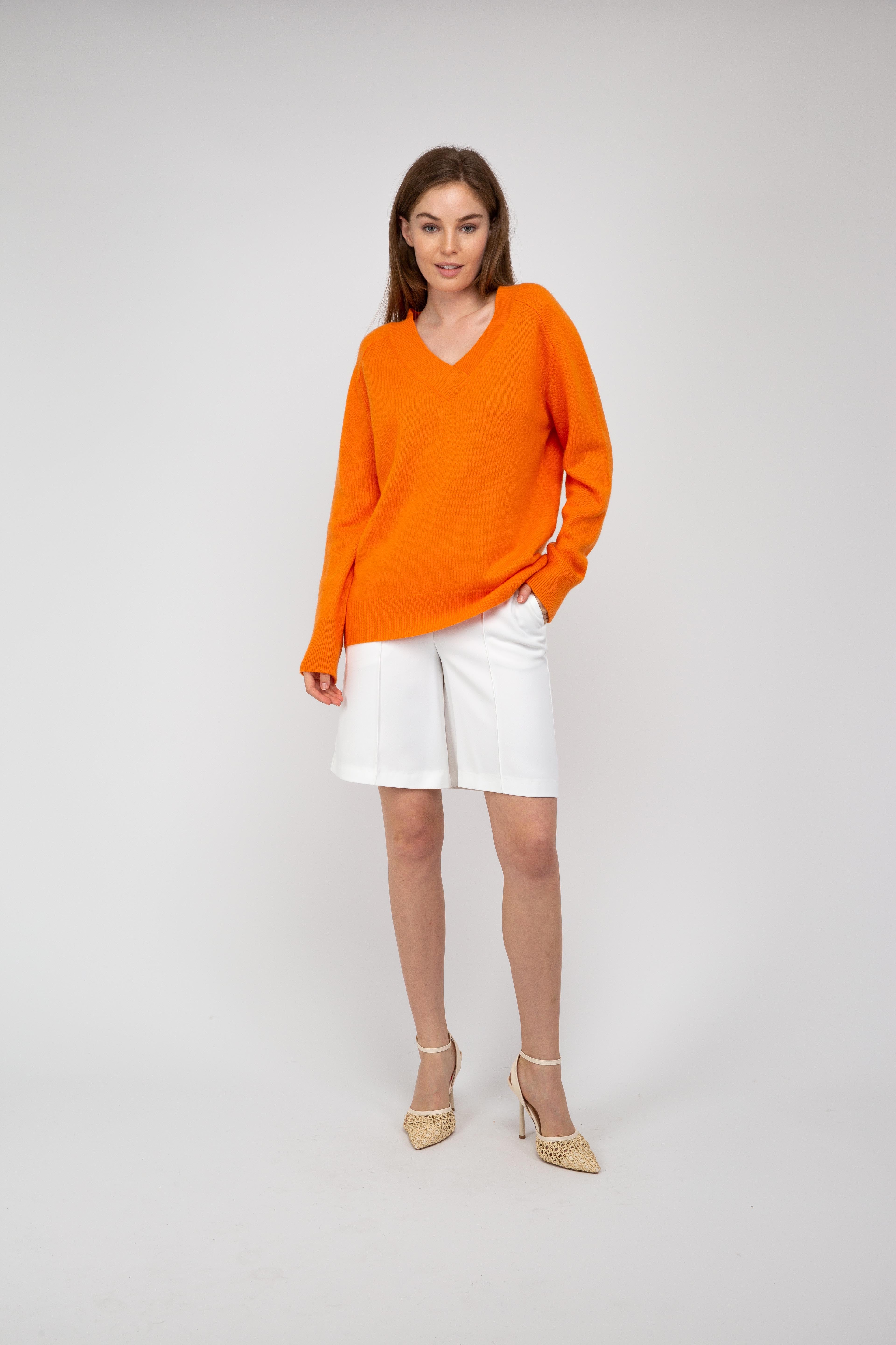 Van Kukil Cashmere V-Neck Jumper