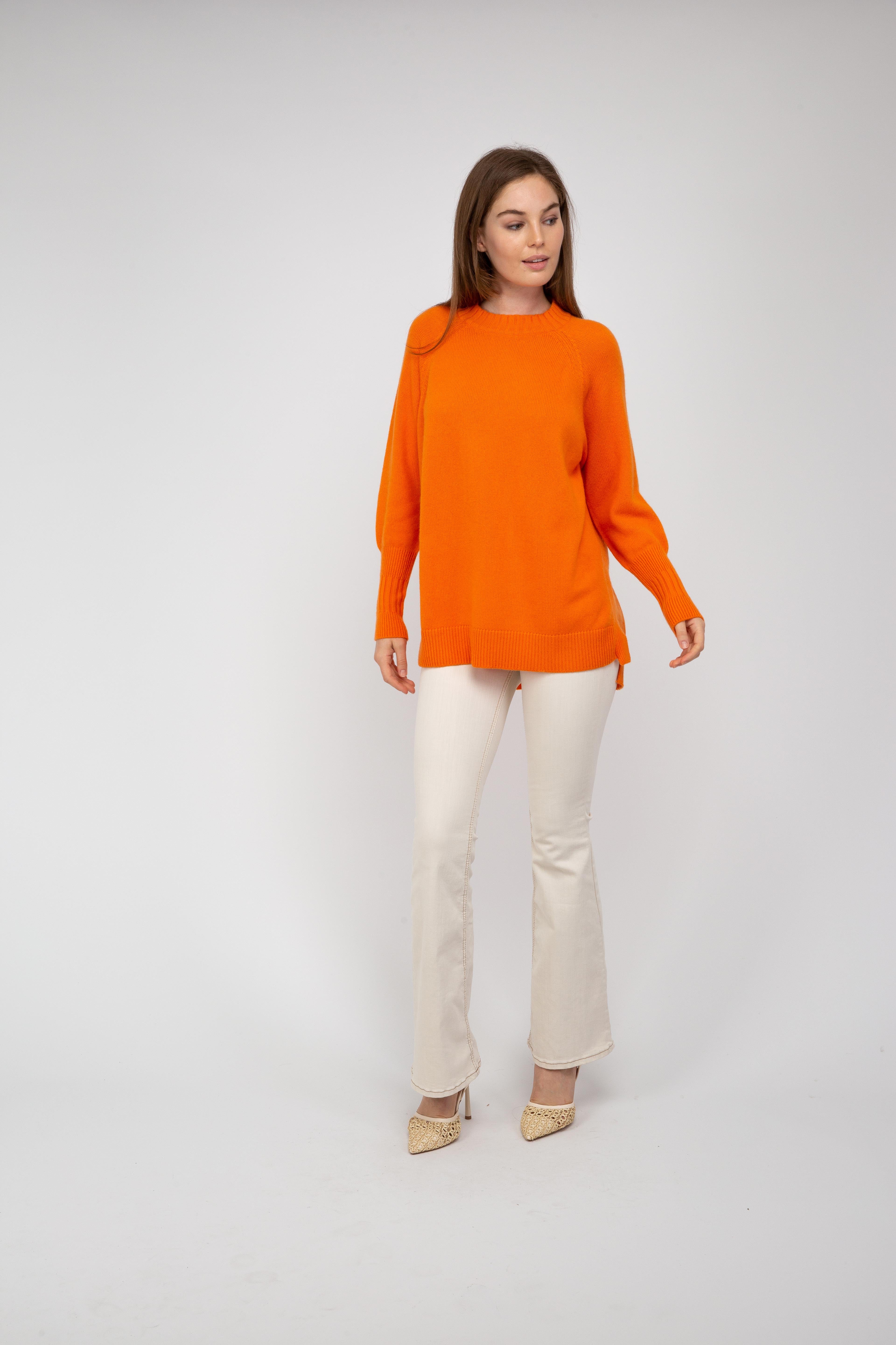 Van Kukil Cashmere Mutton Sleeve Jumper