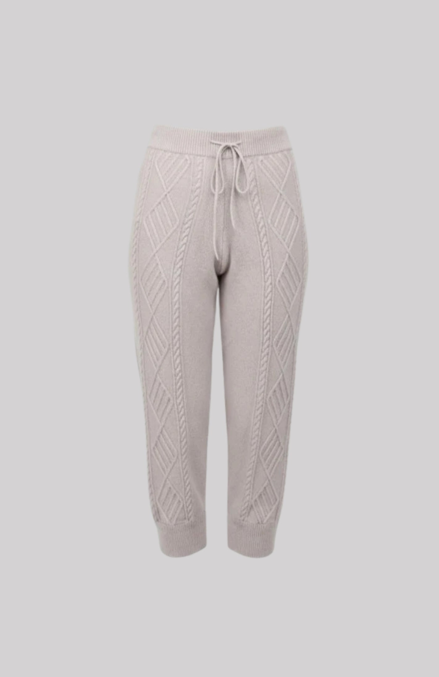Van Kukil Cable-Knit Joggers
