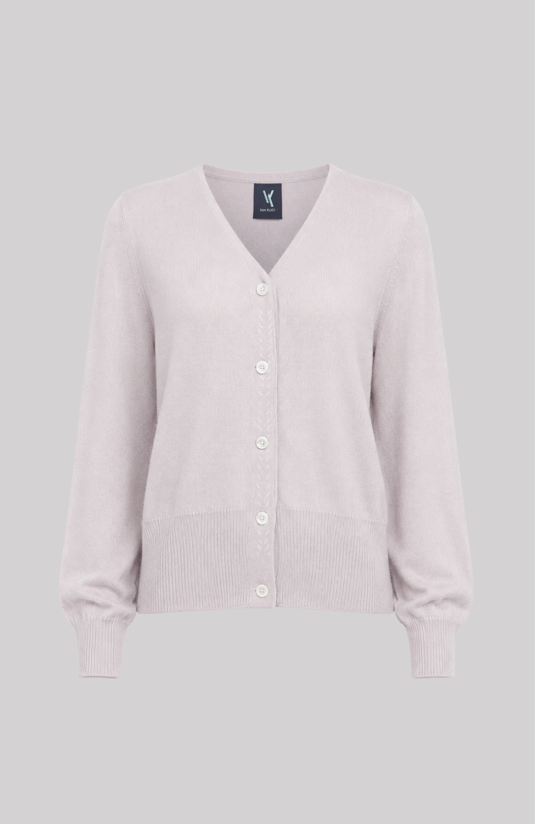 Van Kukil Cashmere Button-Up Cardigan