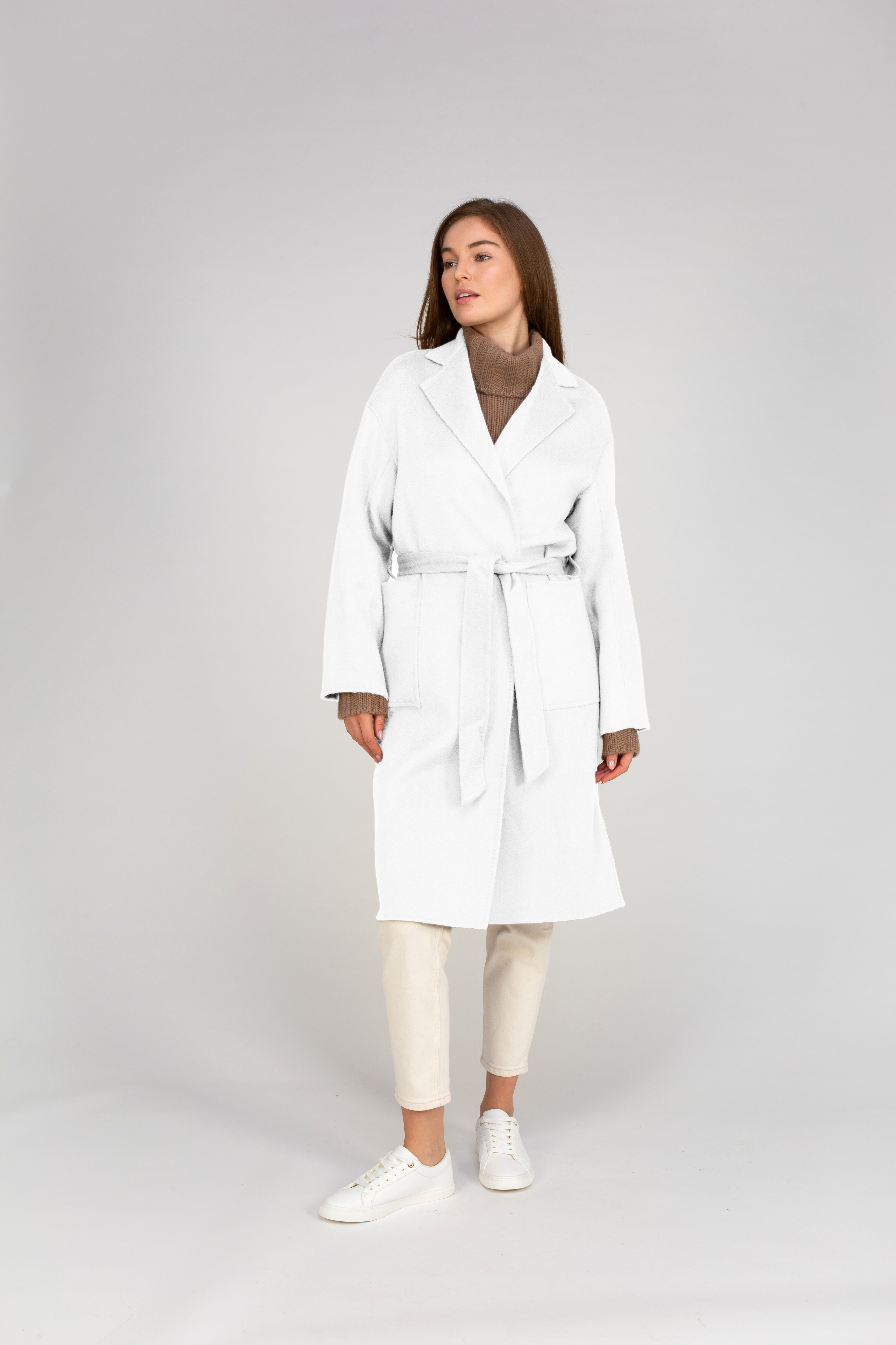 VAN KUKIL LONG COAT WITH POCKETS