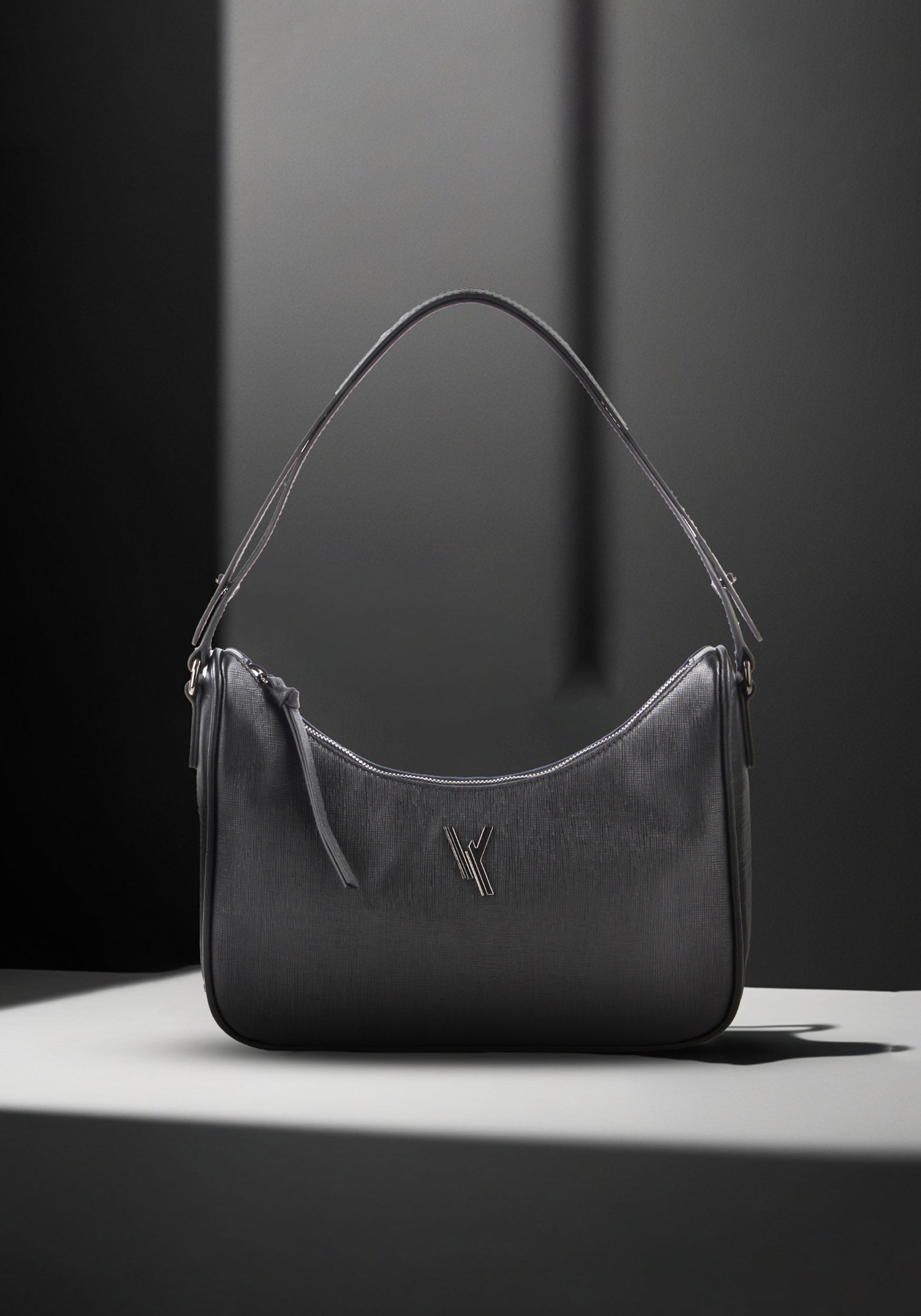 VAN KUKIL SAFFIANO LEATHER MINI SHOULDER BAG