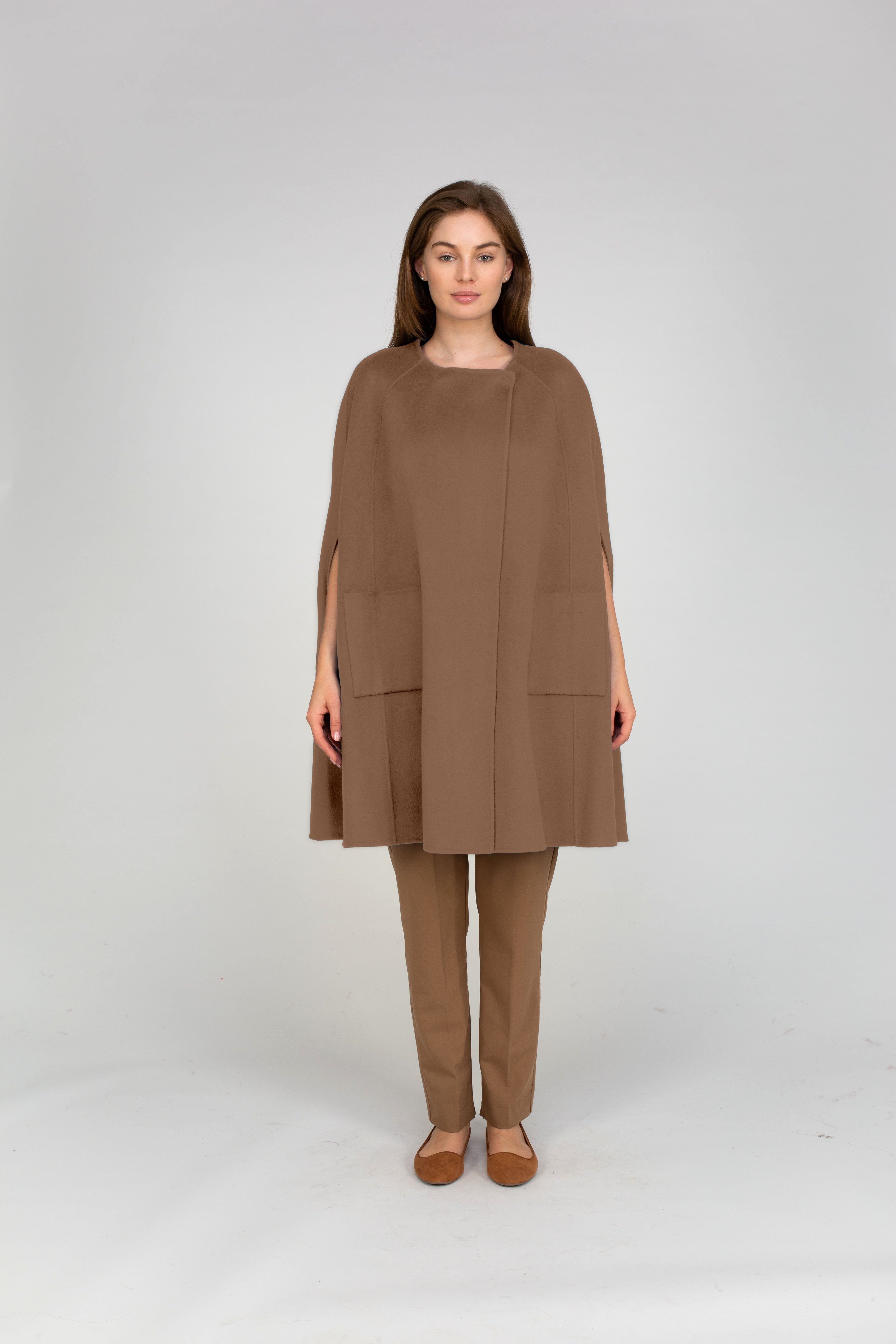 Van Kukil Cashmere Cape Coat