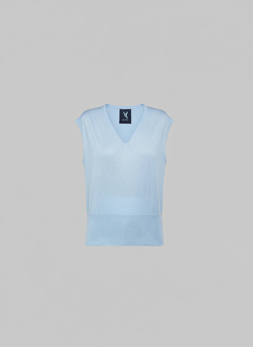 Van Kukil Cashmere Sleeveless Jumper