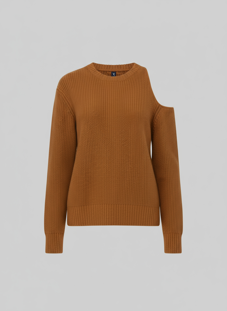 Van Kukil Cold Shoulder Sweater