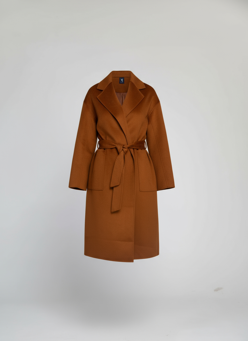 VAN KUKIL LONG COAT WITH POCKETS