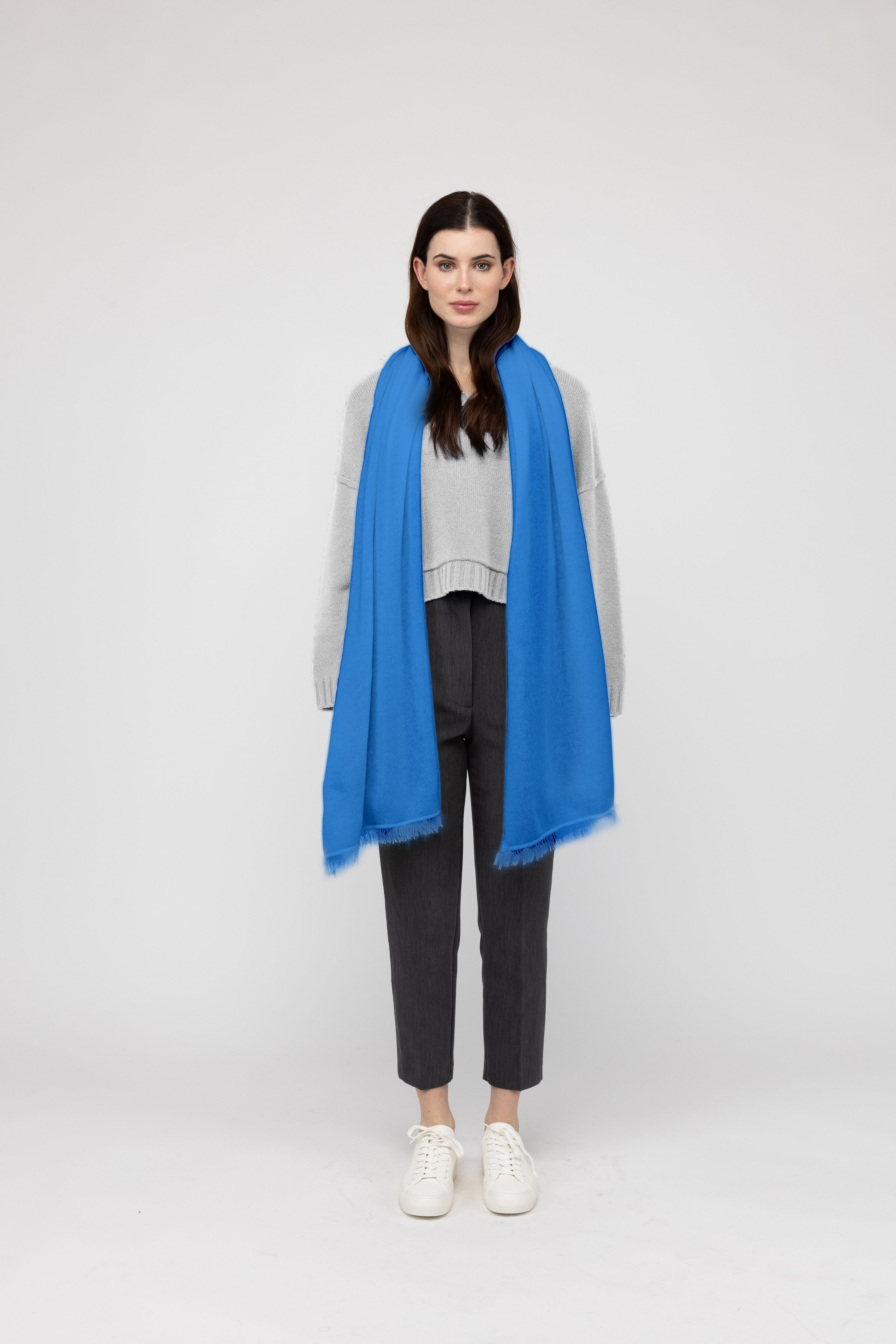 VAN KUKIL RAW EDGE SCARF