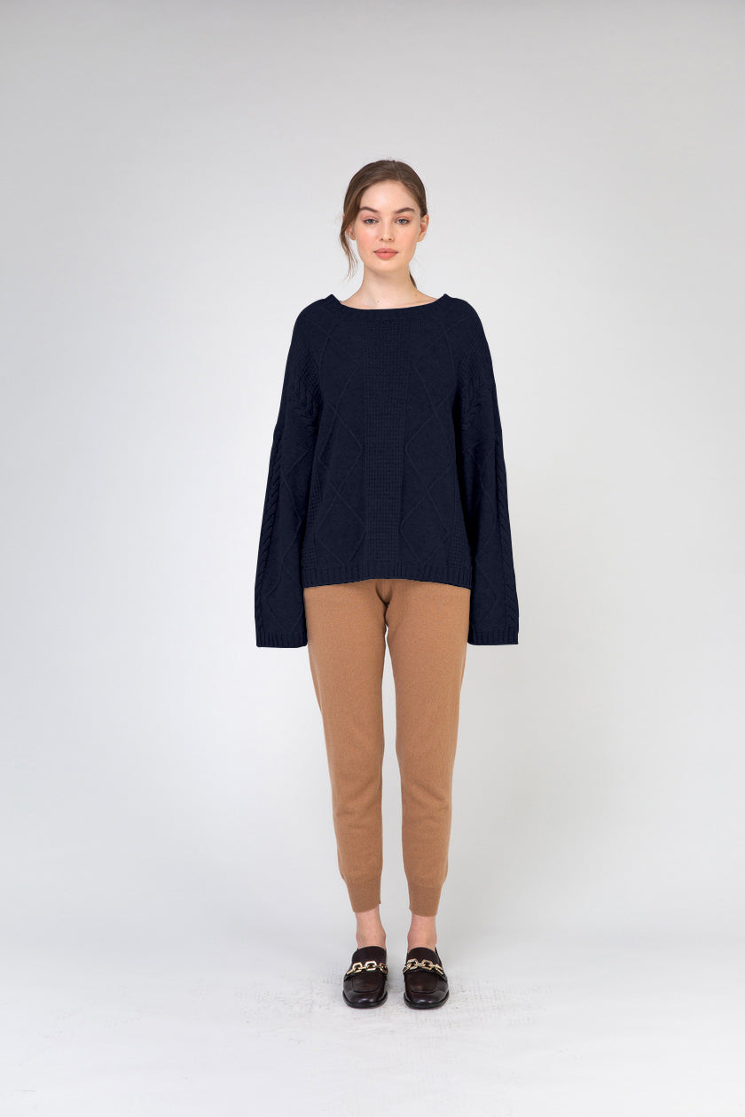 VAN KUKIL ROUND NECK MULTI WEAVE