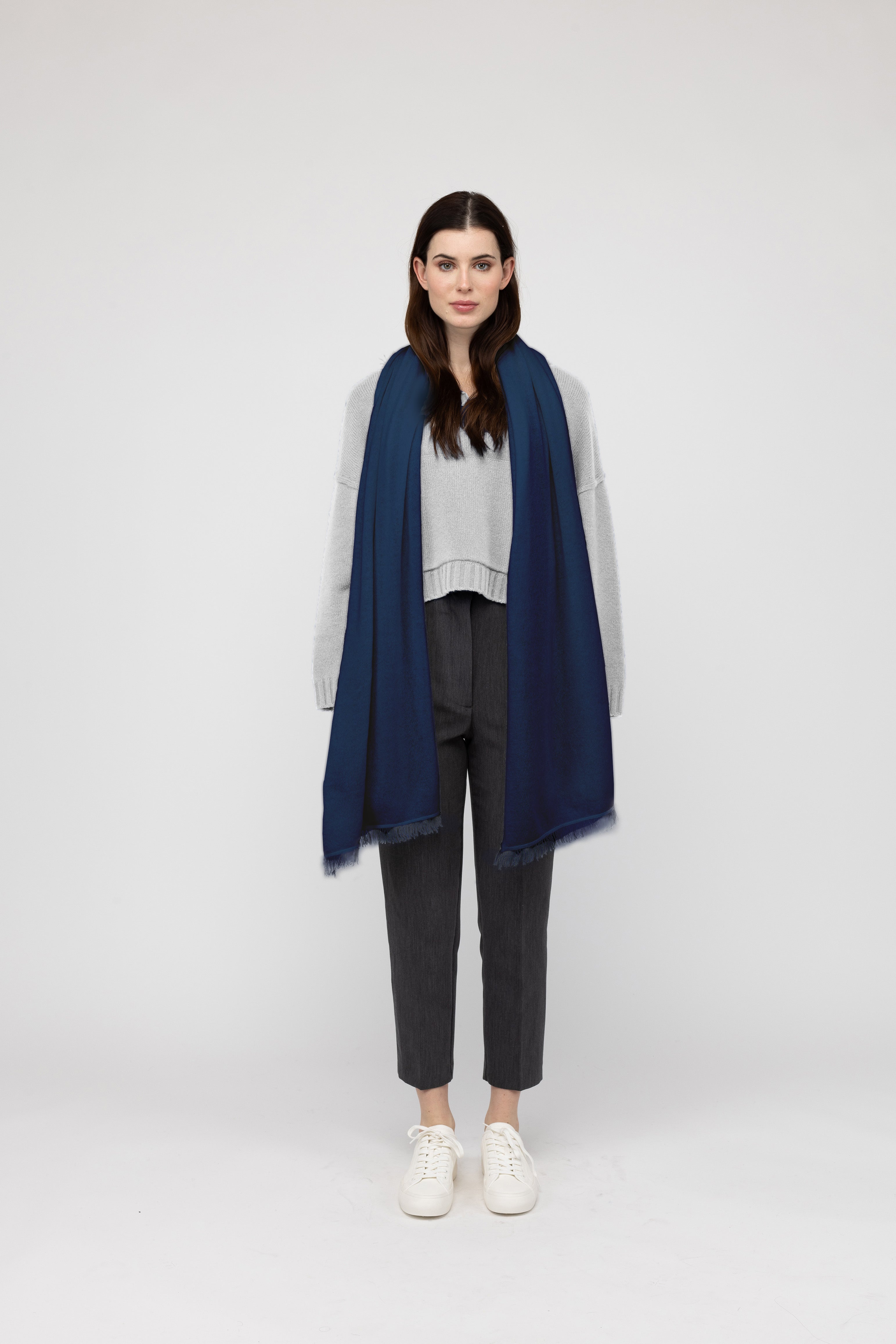 VAN KUKIL RAW EDGE SCARF