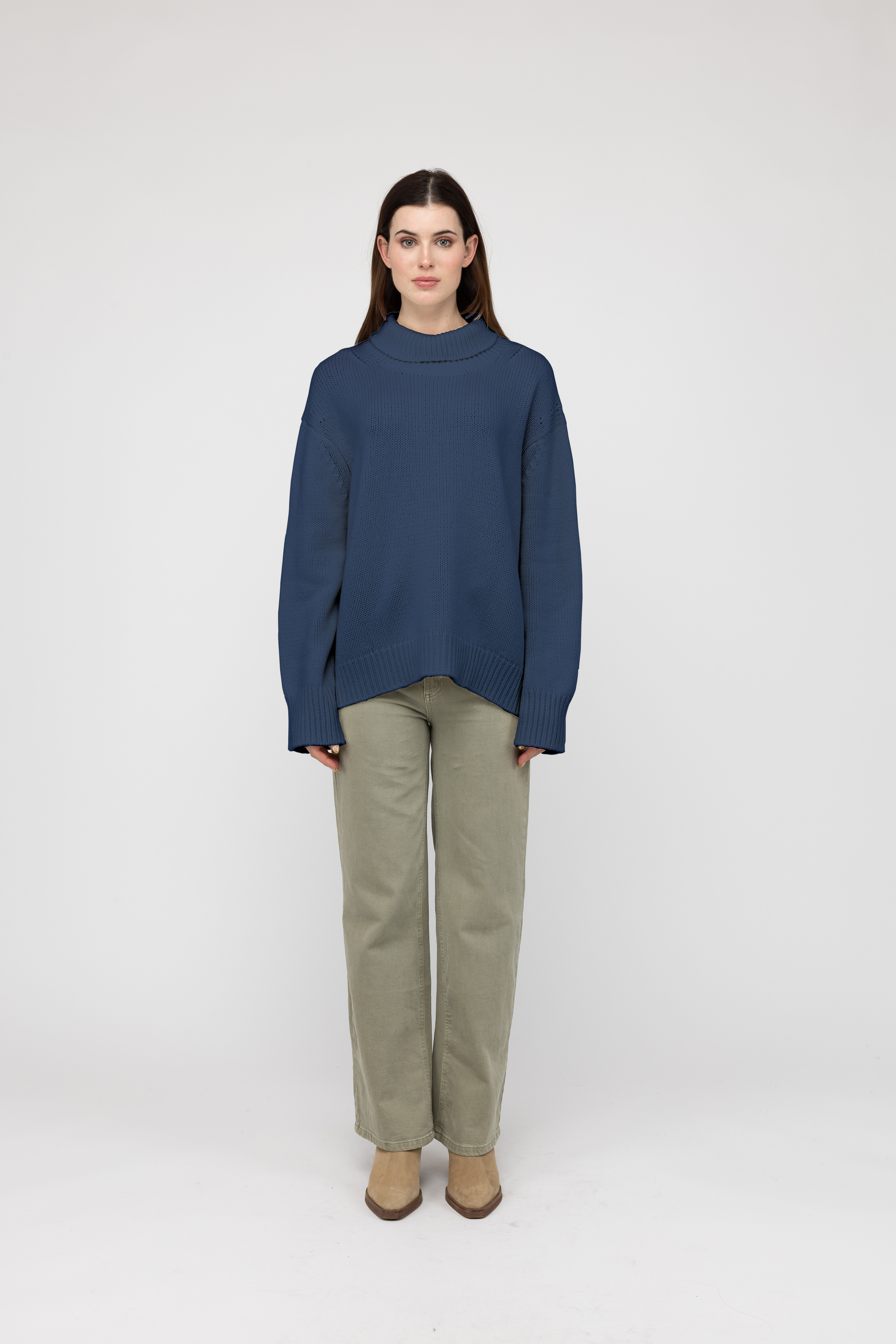 VAN KUKIL HIGH NECK JUMPER