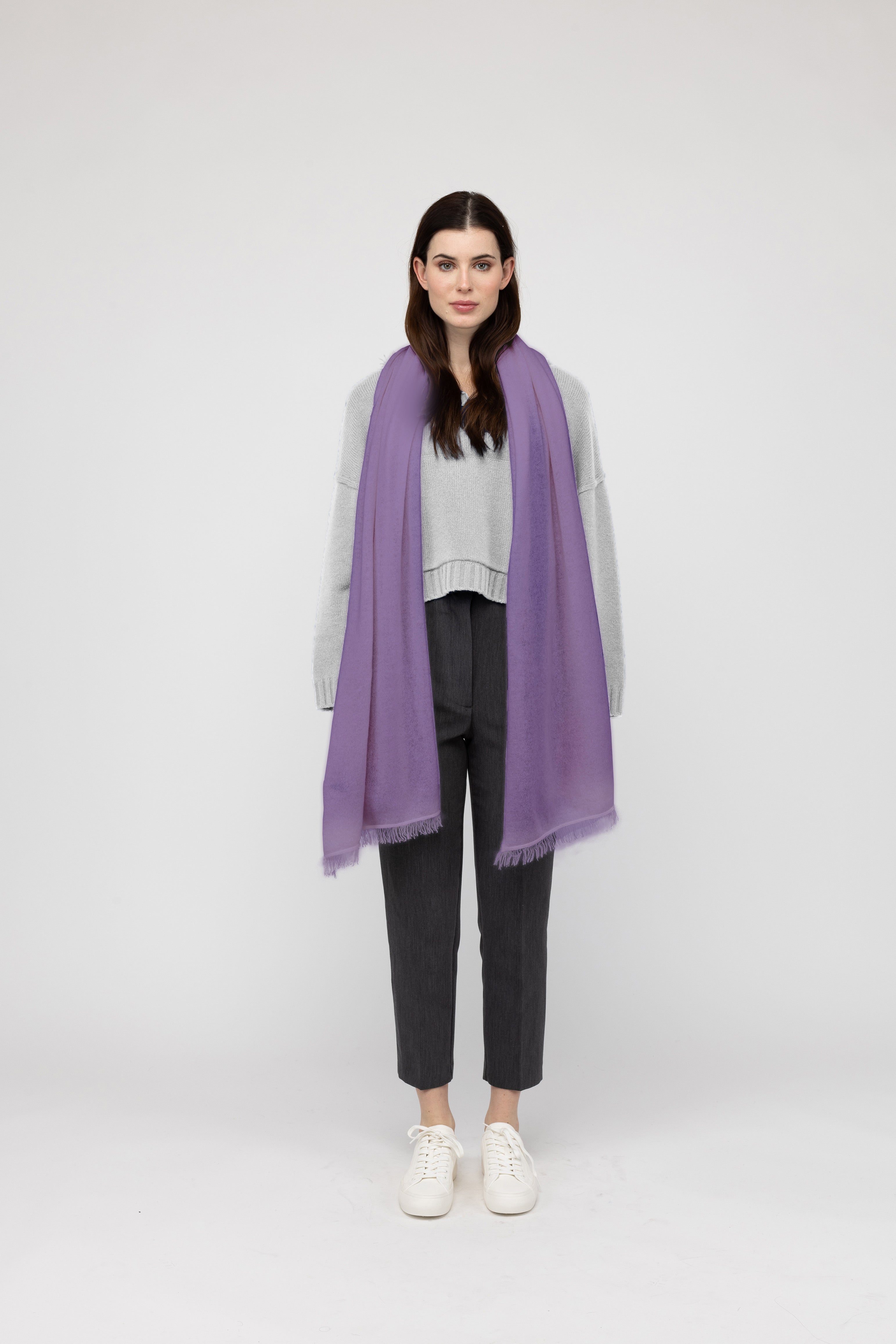 VAN KUKIL RAW EDGE SCARF