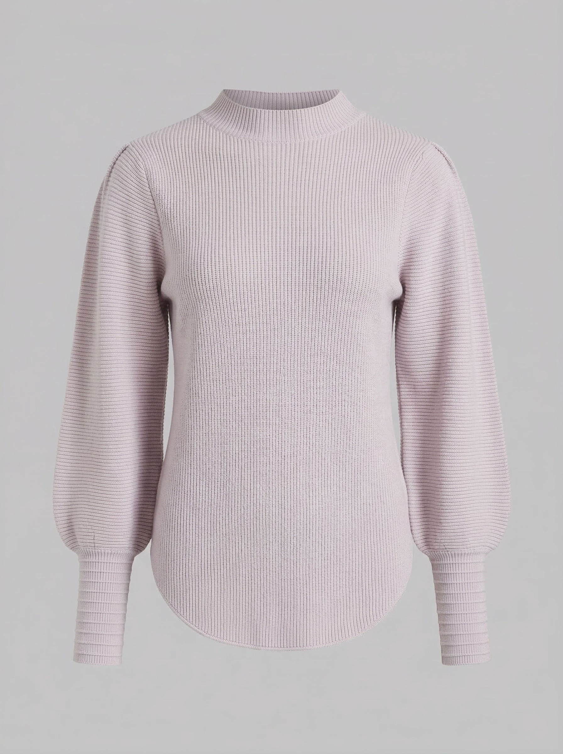 Van Kukil 100% Cashmere Balloon Sleeve Sweater