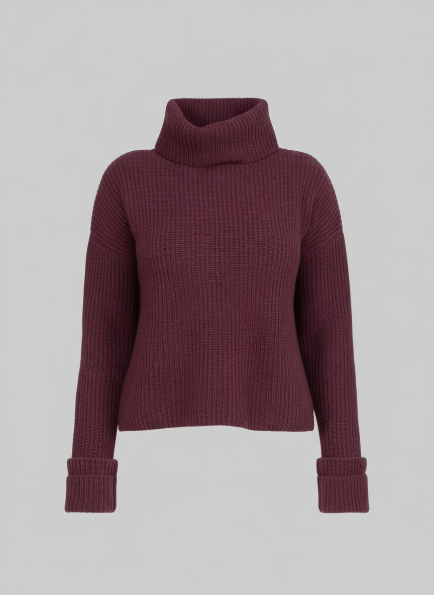 The Van Kukil Ribbed Turtleneck Jumper