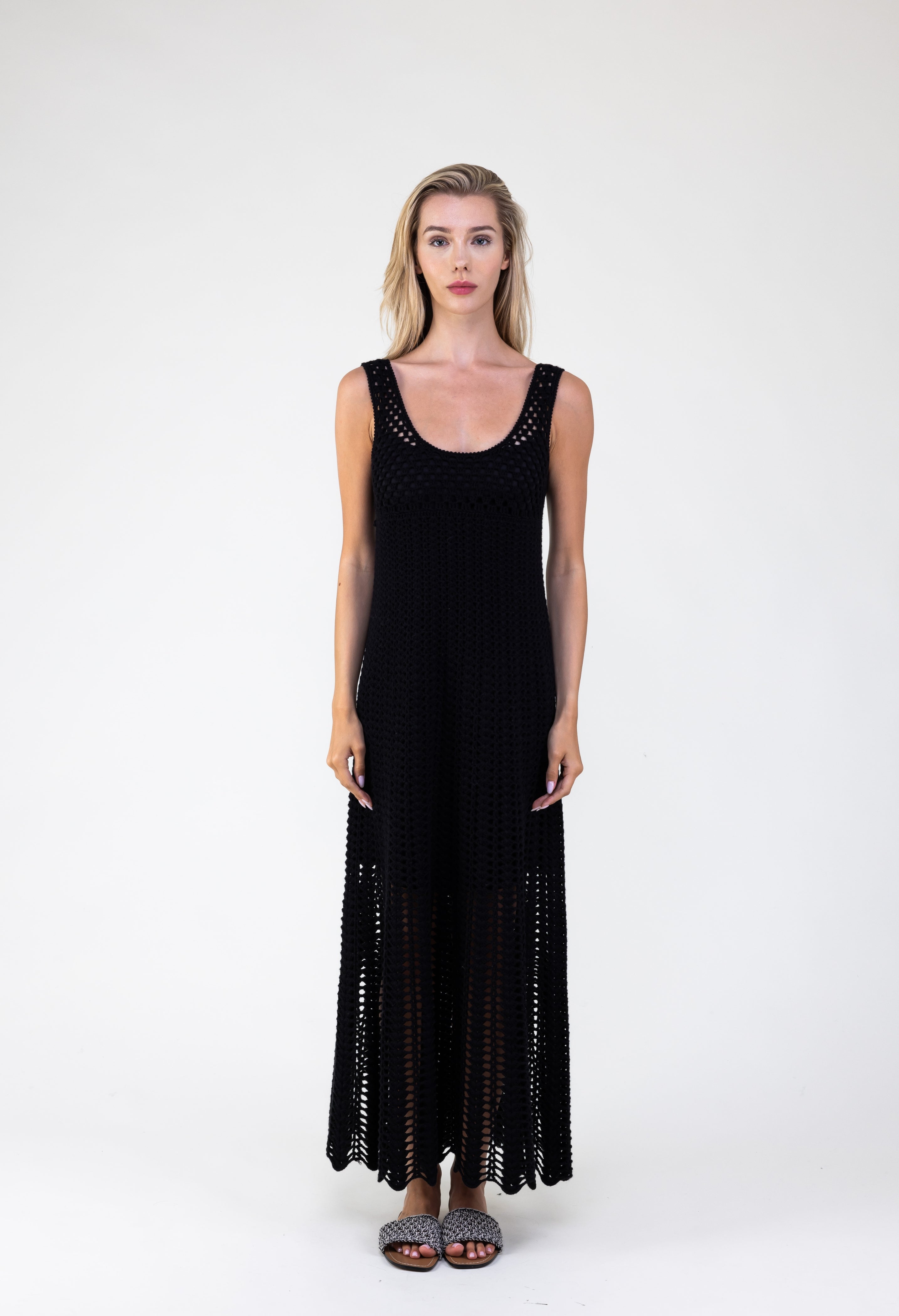 Van Kukil Hand-Crocheted Maxi Dress