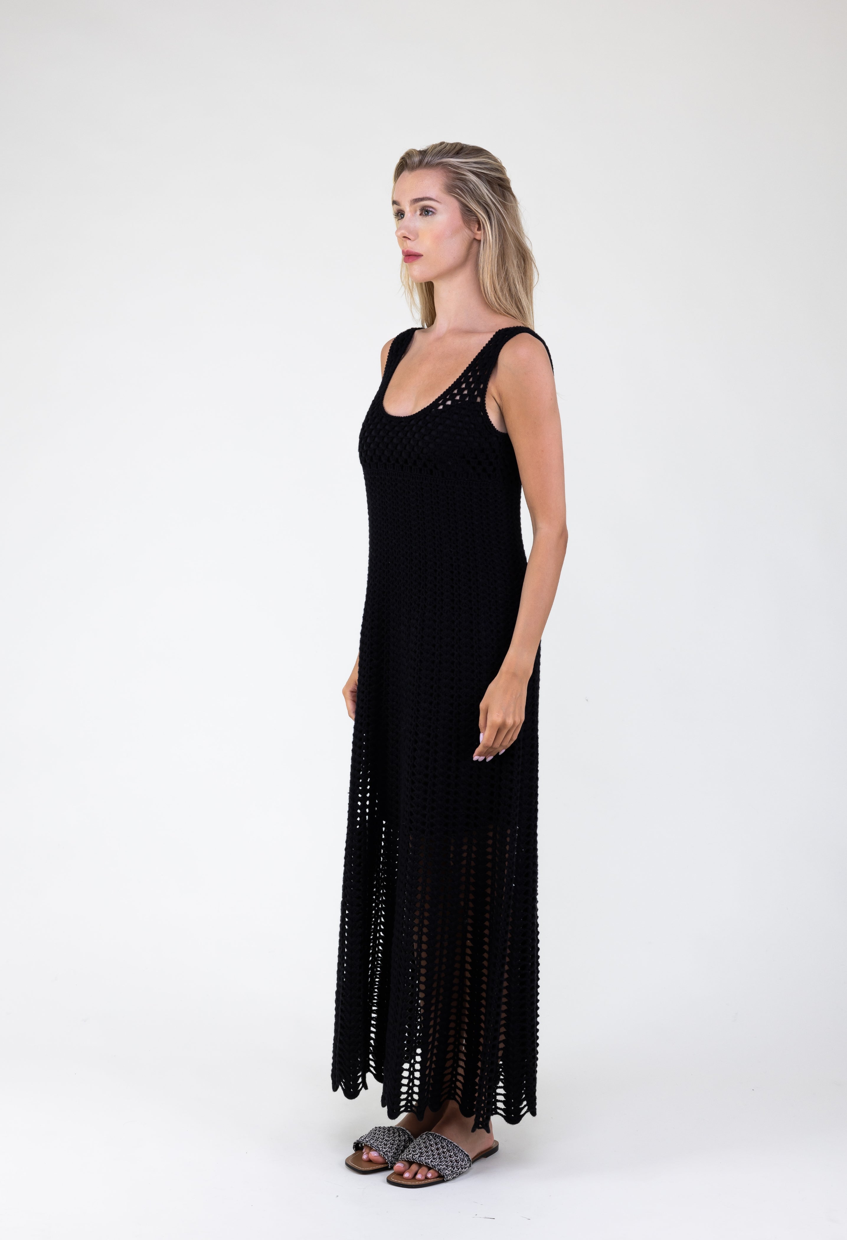 Van Kukil Hand-Crocheted Maxi Dress