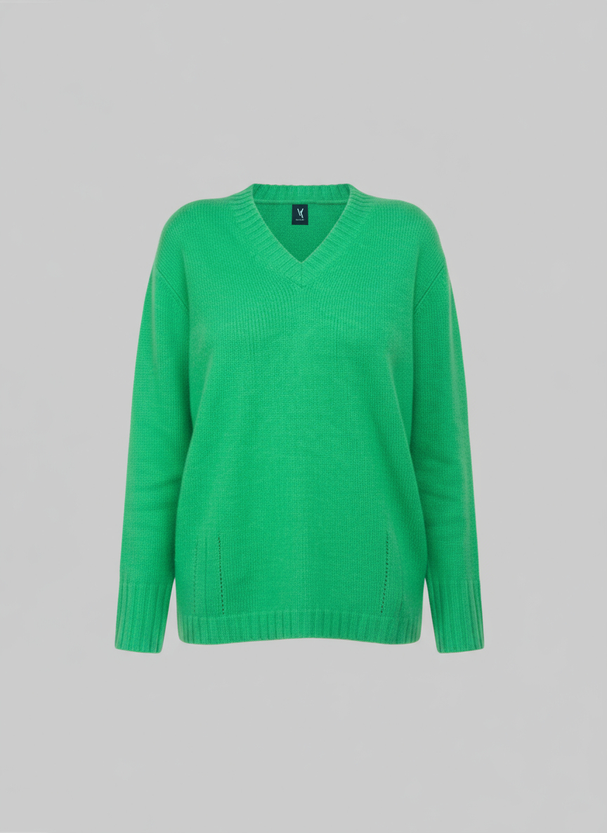 Van Kukil Cashmere V-Neck Jumper