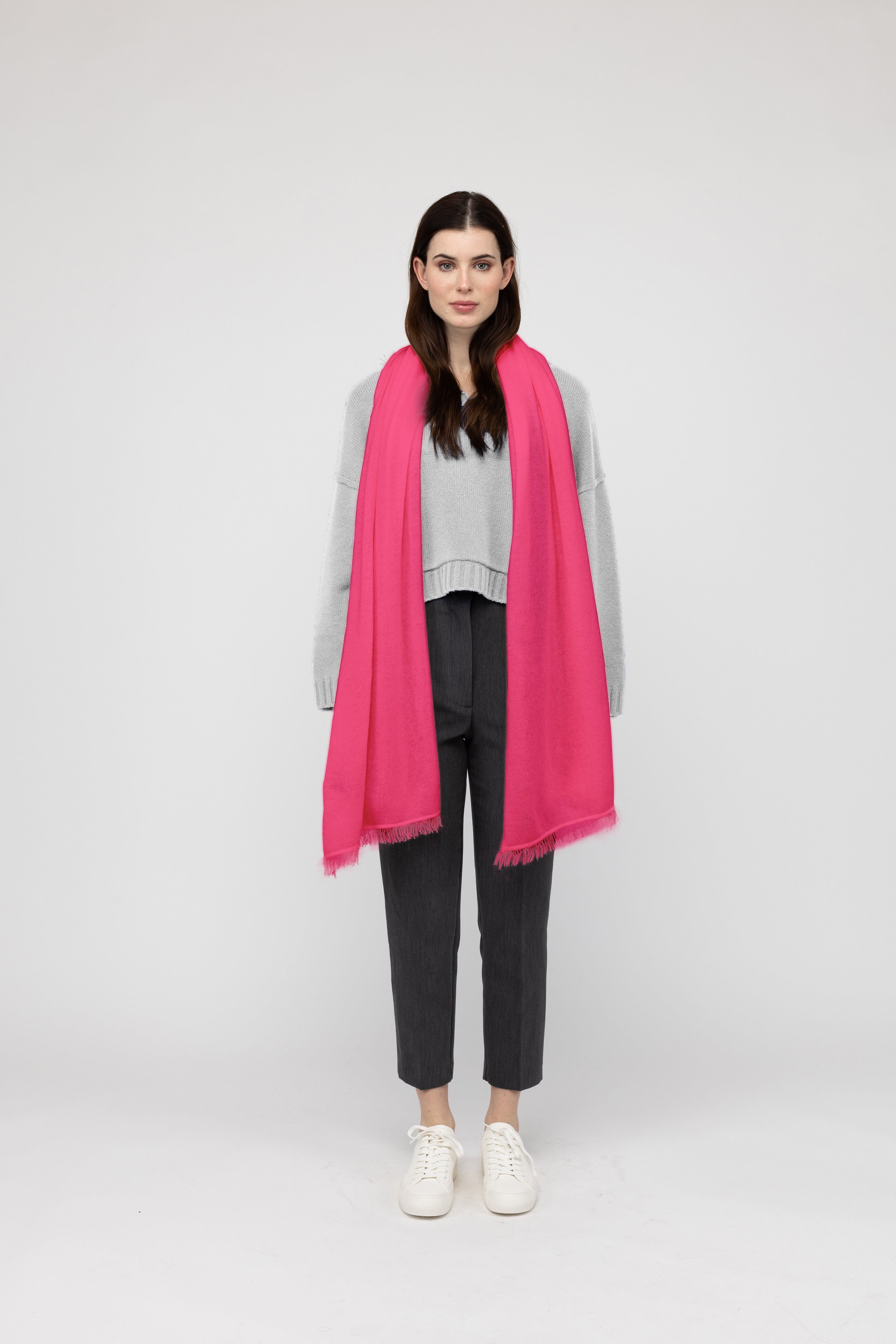 VAN KUKIL RAW EDGE SCARF