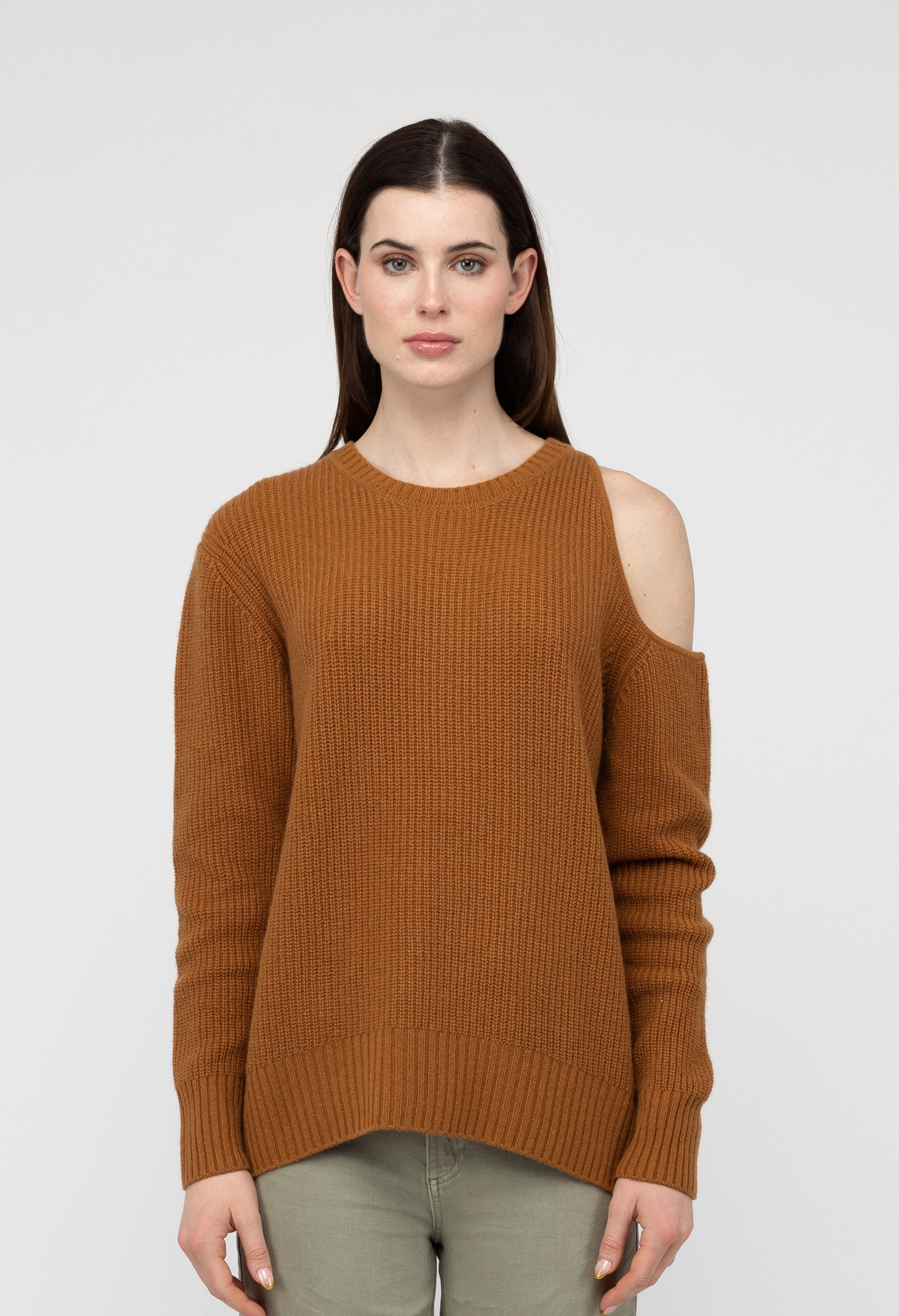 Van Kukil Cold Shoulder Sweater