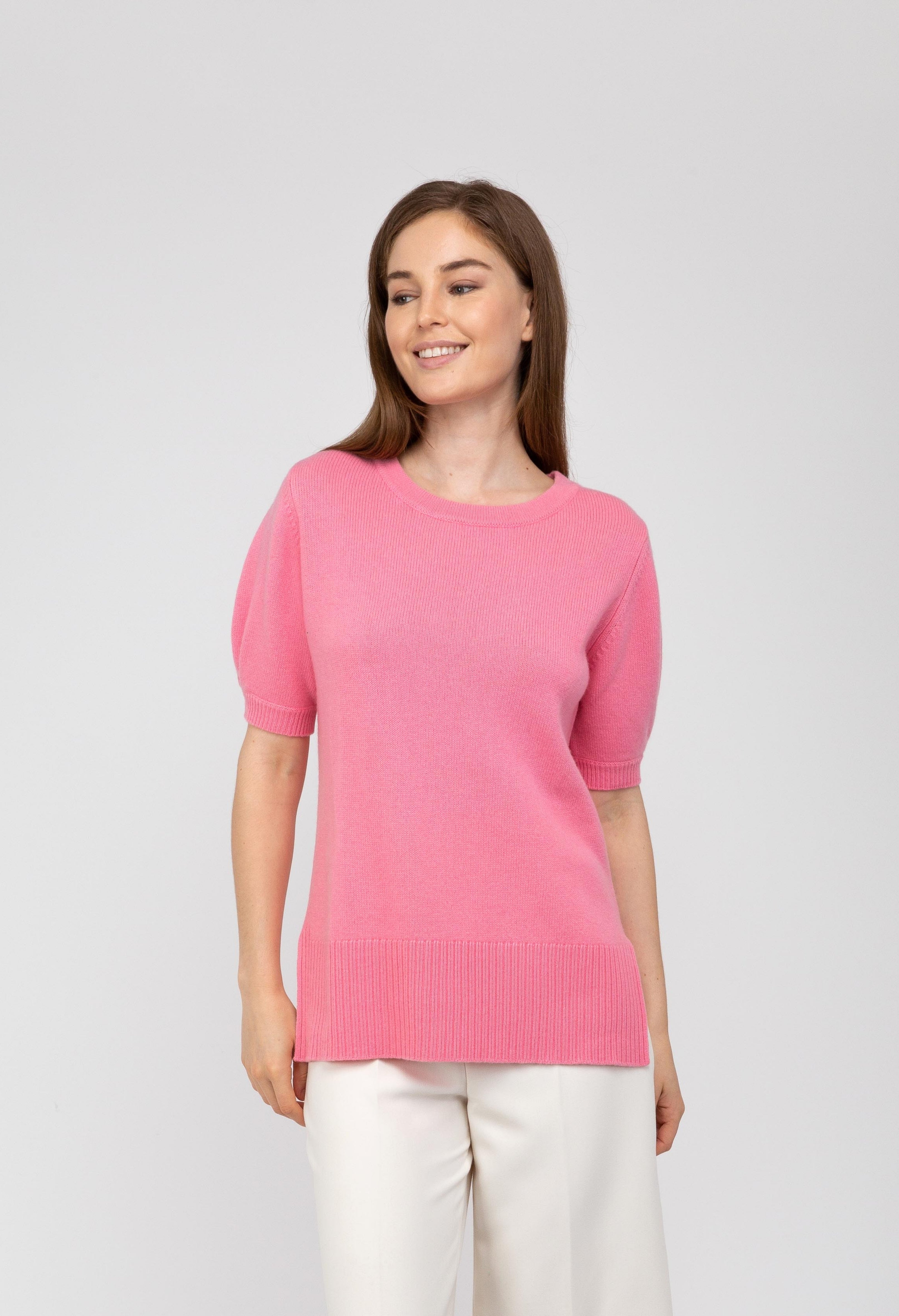 Van Kukil Cashmere Short-Sleeve Jumper