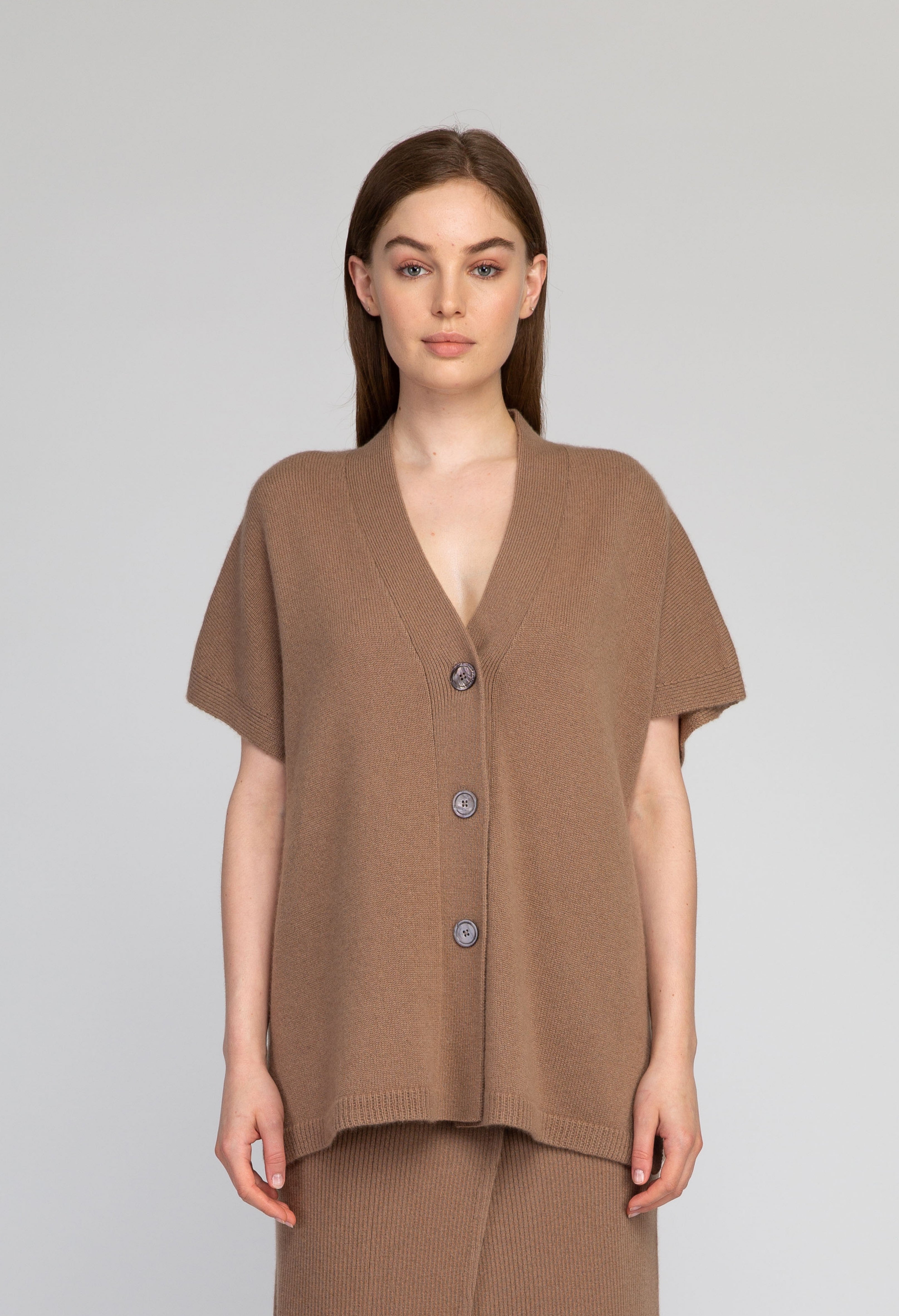 Van Kukil Cashmere Button-Down Cardigan