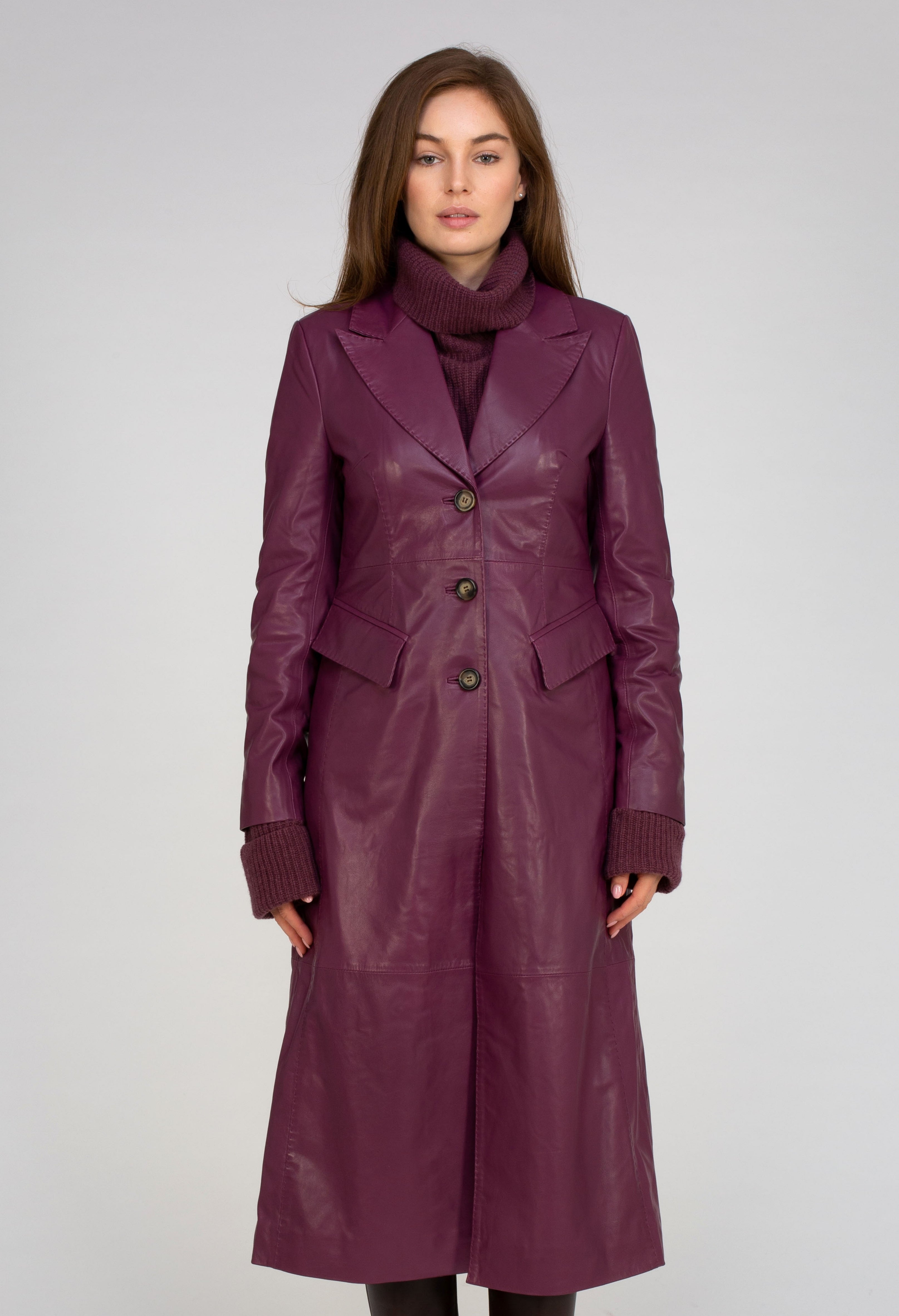 Van Kukil Tailored Leather Coat