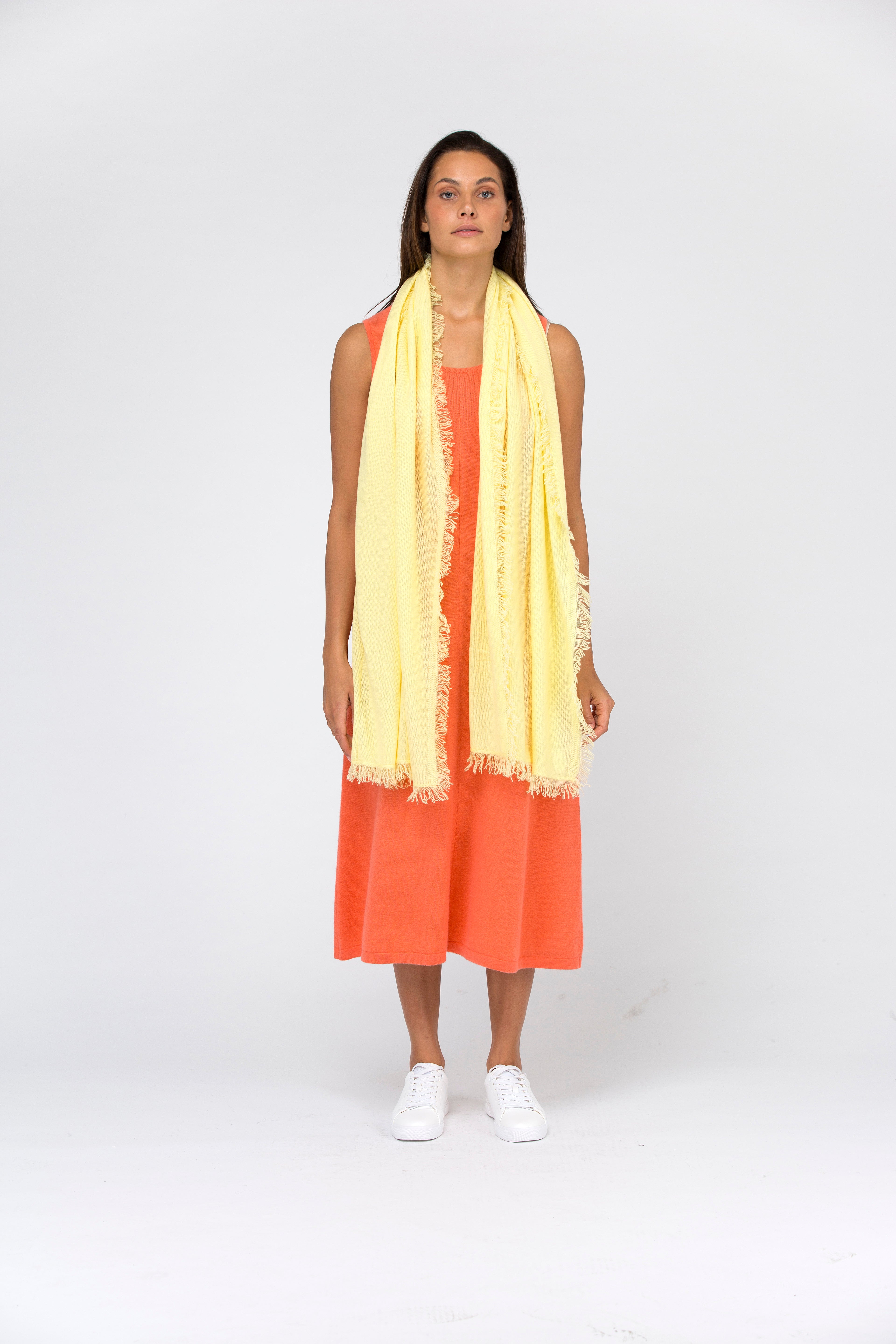VAN KUKIL RAW EDGE SCARF