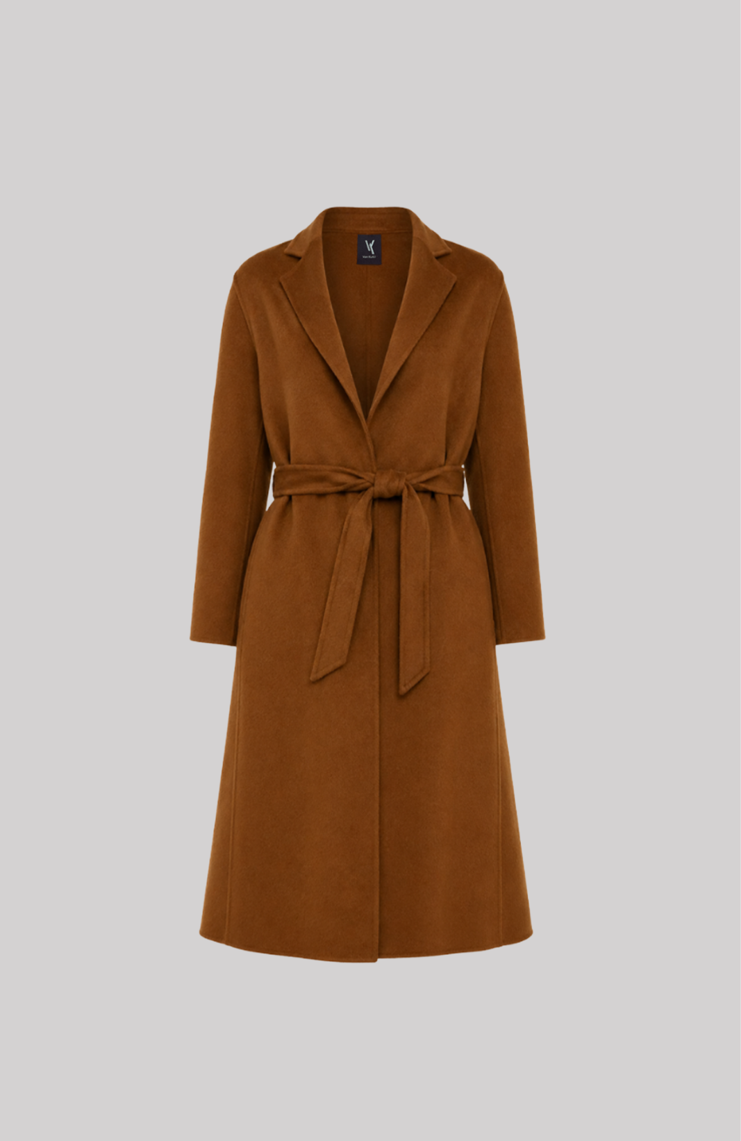 VAN KUKIL LONG COAT WITH SIDE POCKETS