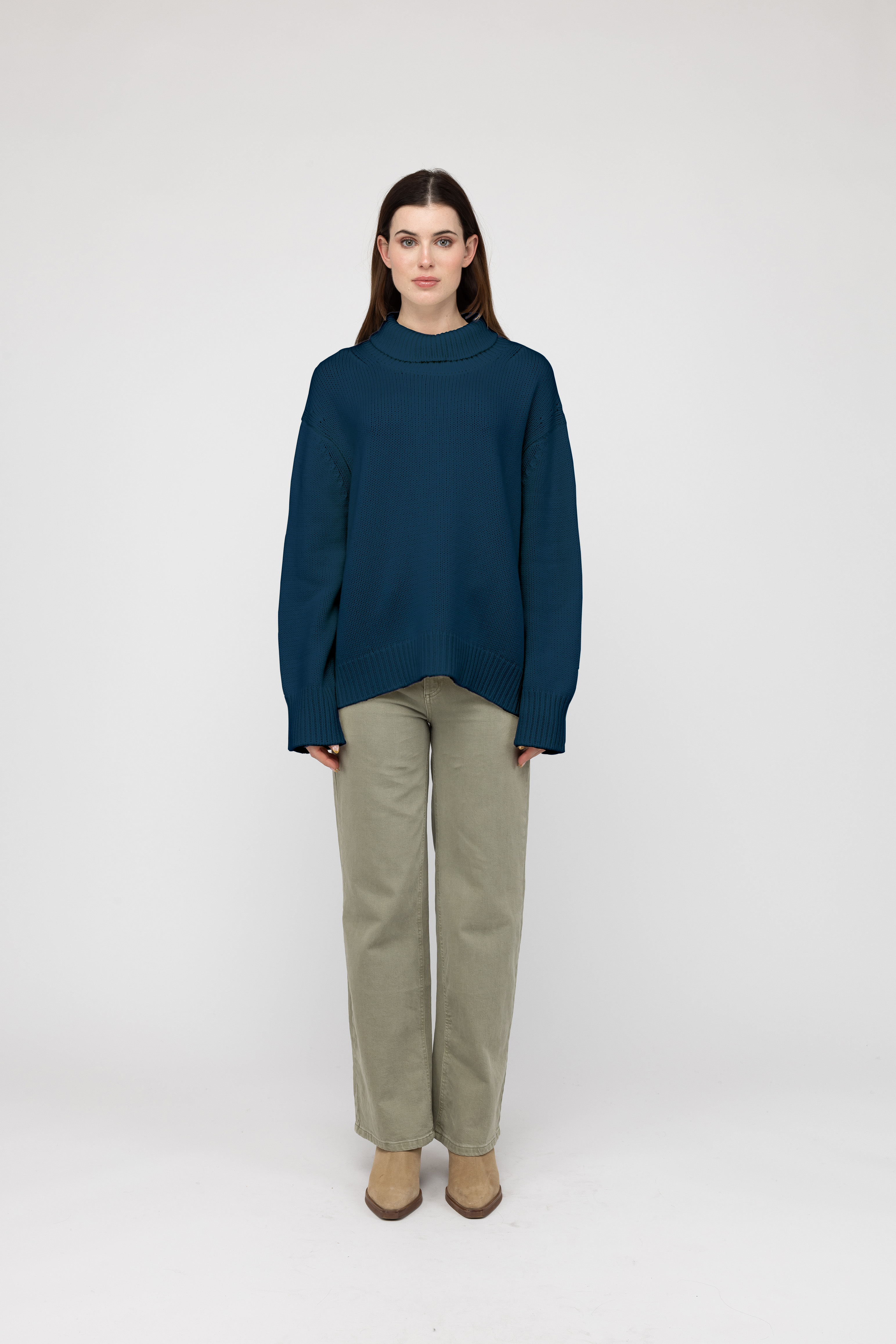 VAN KUKIL HIGH NECK JUMPER