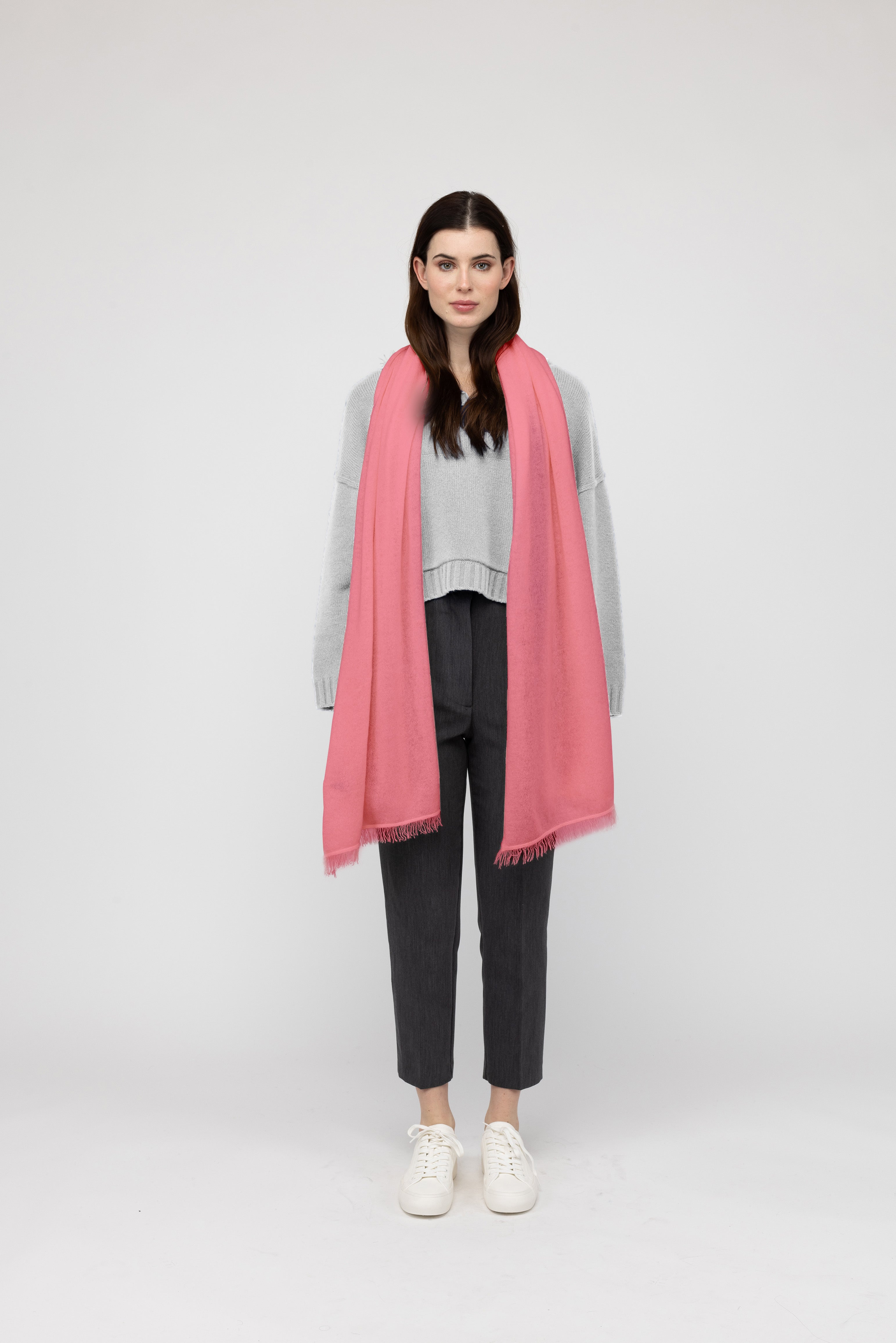 VAN KUKIL RAW EDGE SCARF