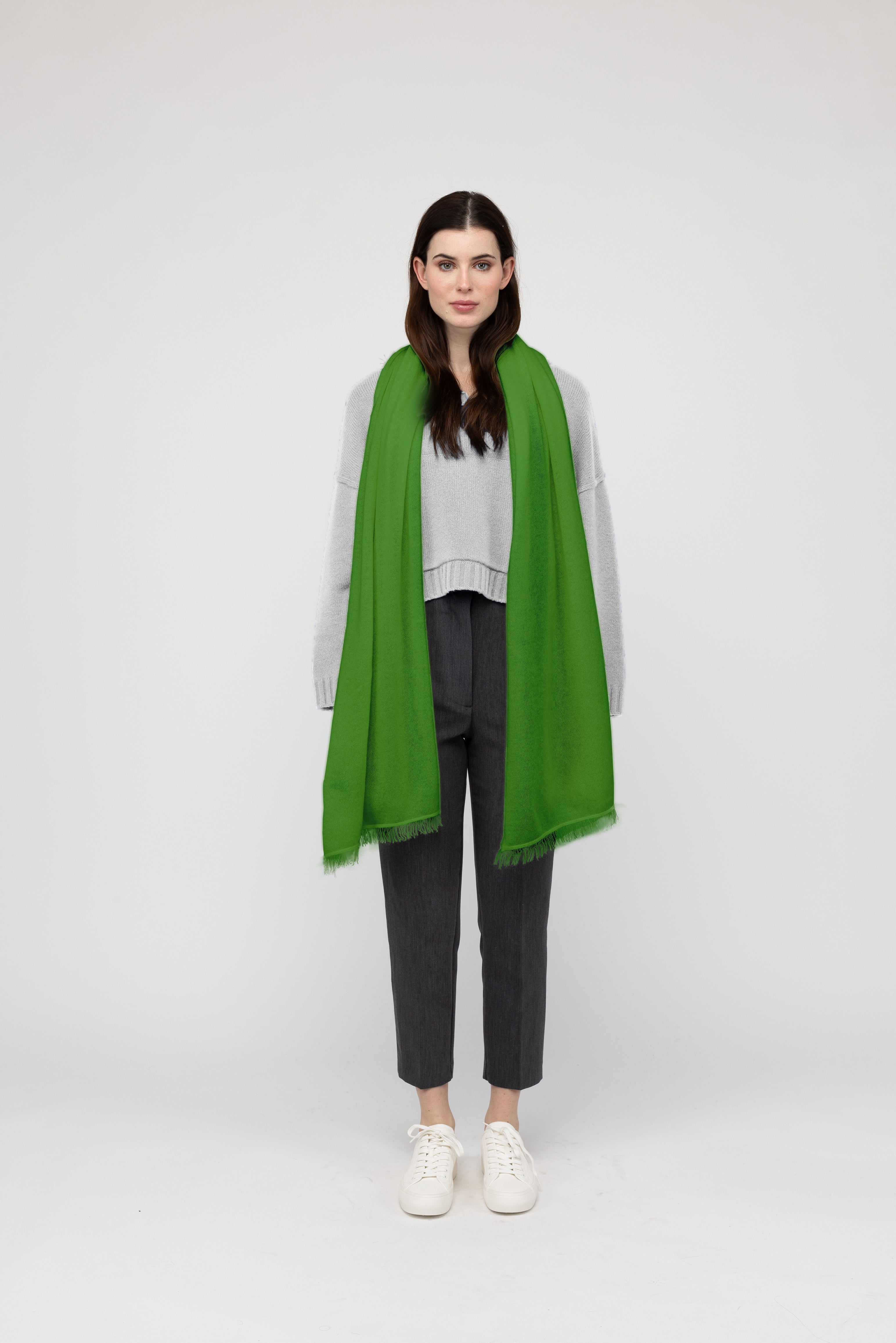 VAN KUKIL RAW EDGE SCARF