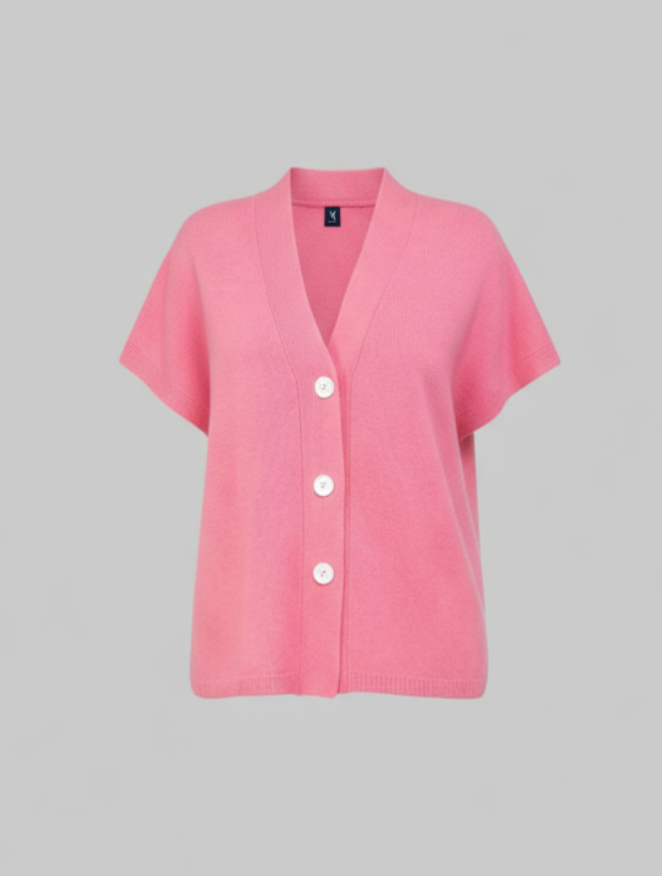 Cashmere Button-Down Cardigan