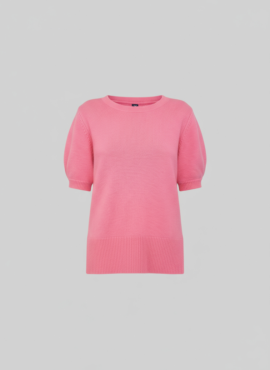 Van Kukil Cashmere Short-Sleeve Jumper