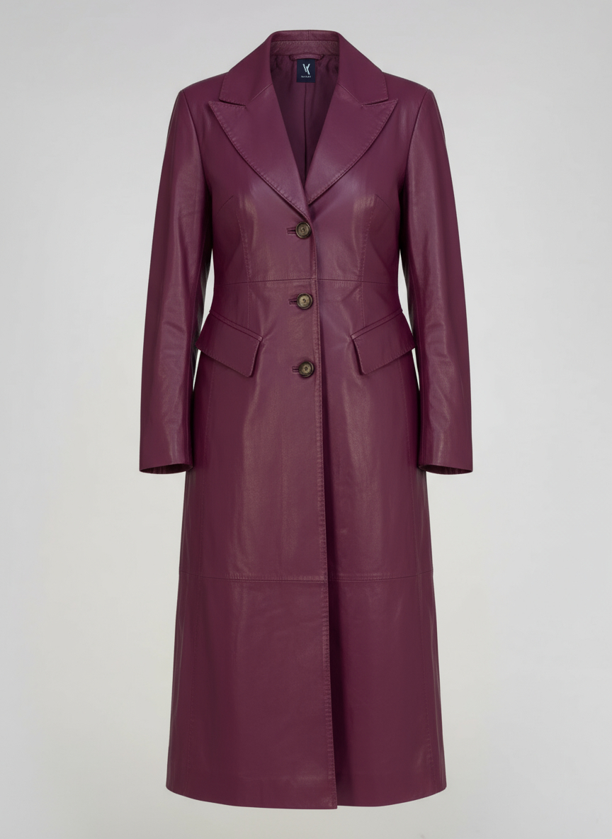 Van Kukil Tailored Leather Coat