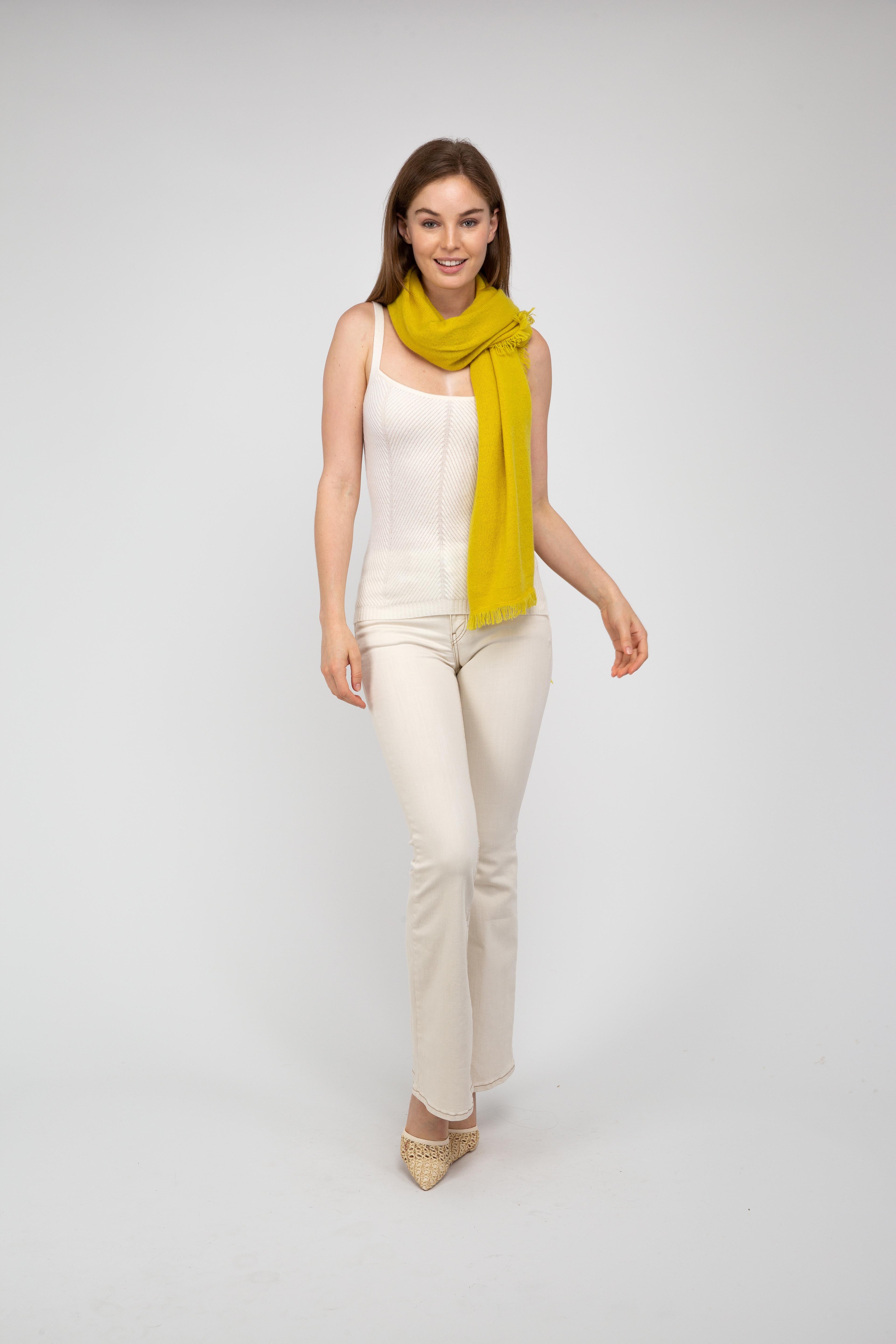 VAN KUKIL RAW EDGE SCARF