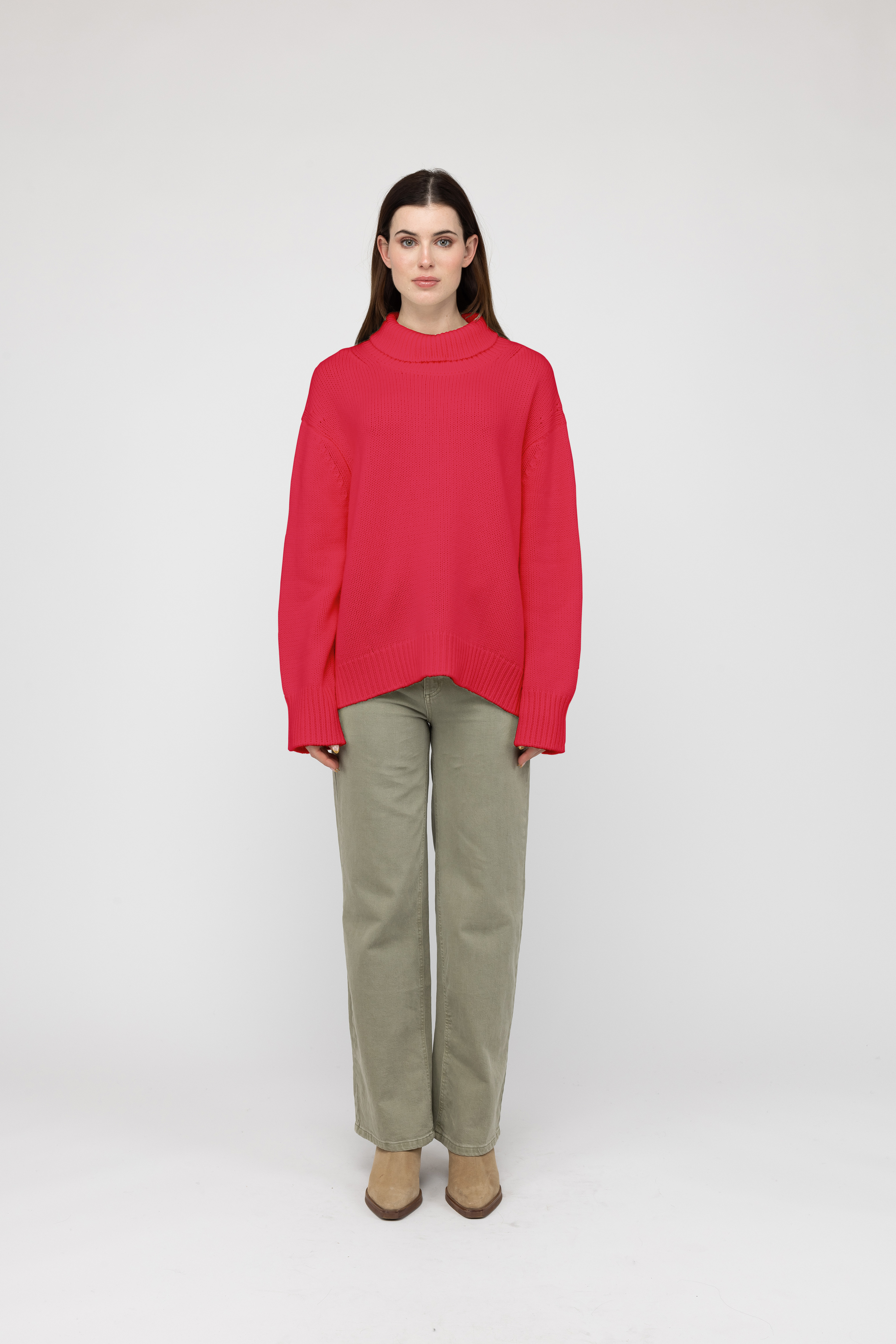 VAN KUKIL HIGH NECK JUMPER