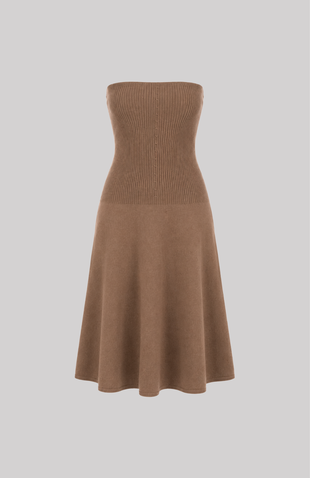 Cashmere Strapless Dress