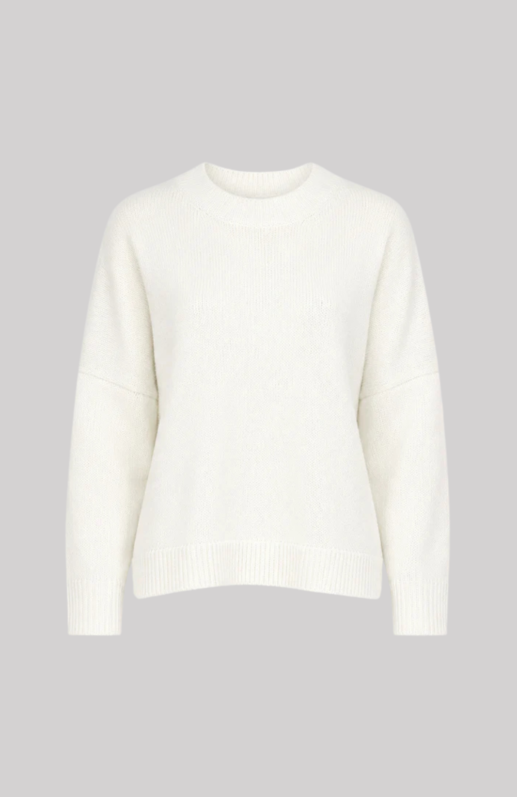 Relaxed Fit Cashmere Crew Neck Sweater