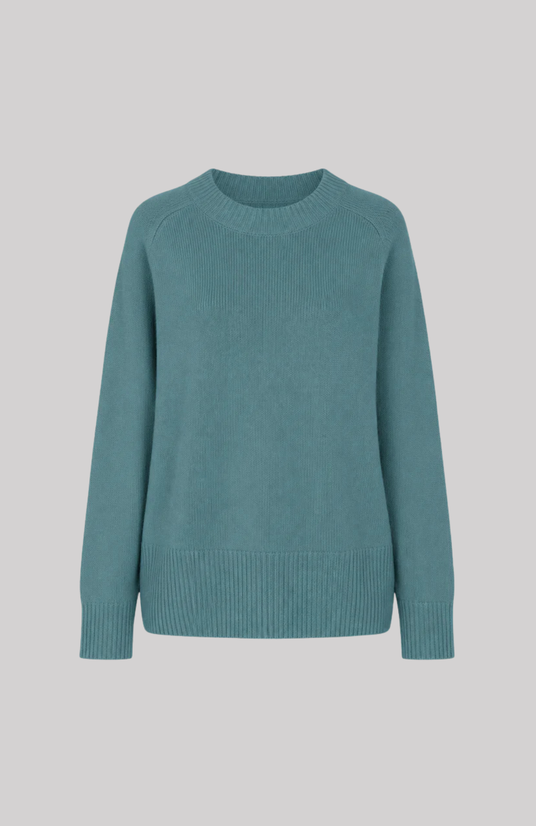 VAN KUKIL RIB NECK CREW JUMPER