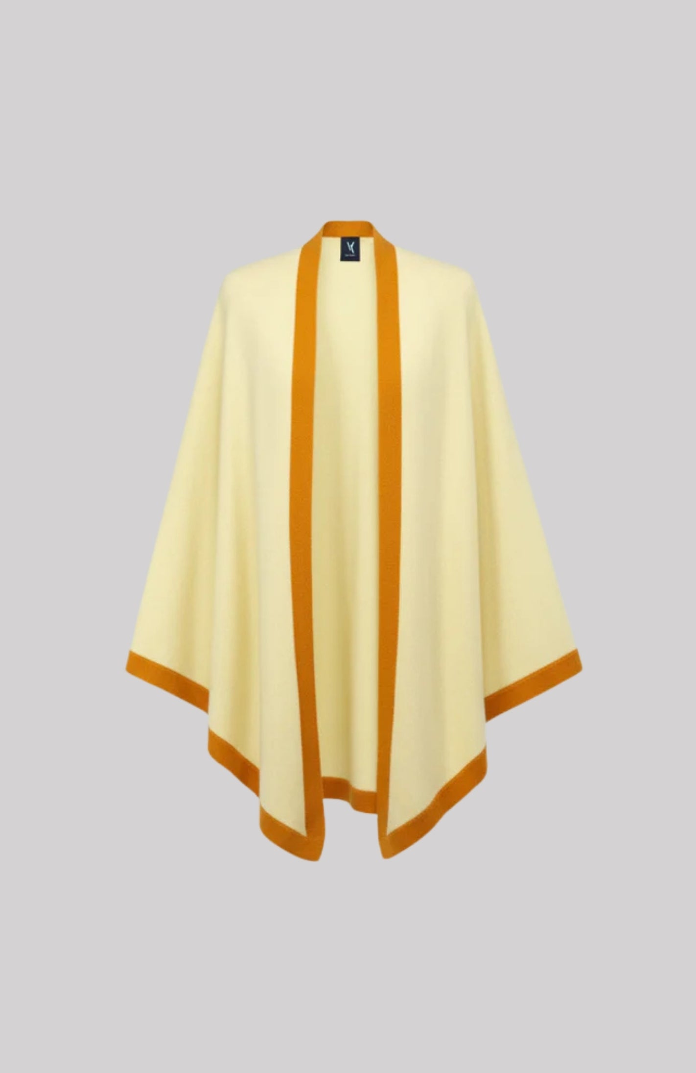 Van Kukil Contrast Trim Cape