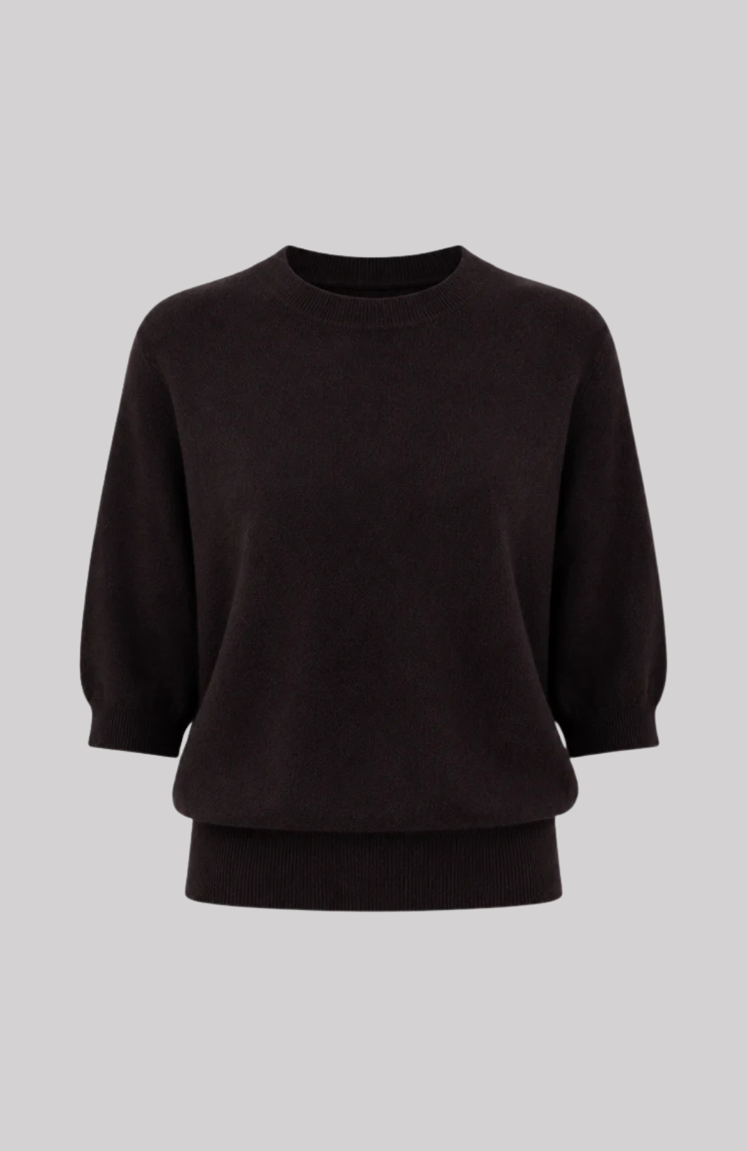 Short Sleeve Cashmere Sweater